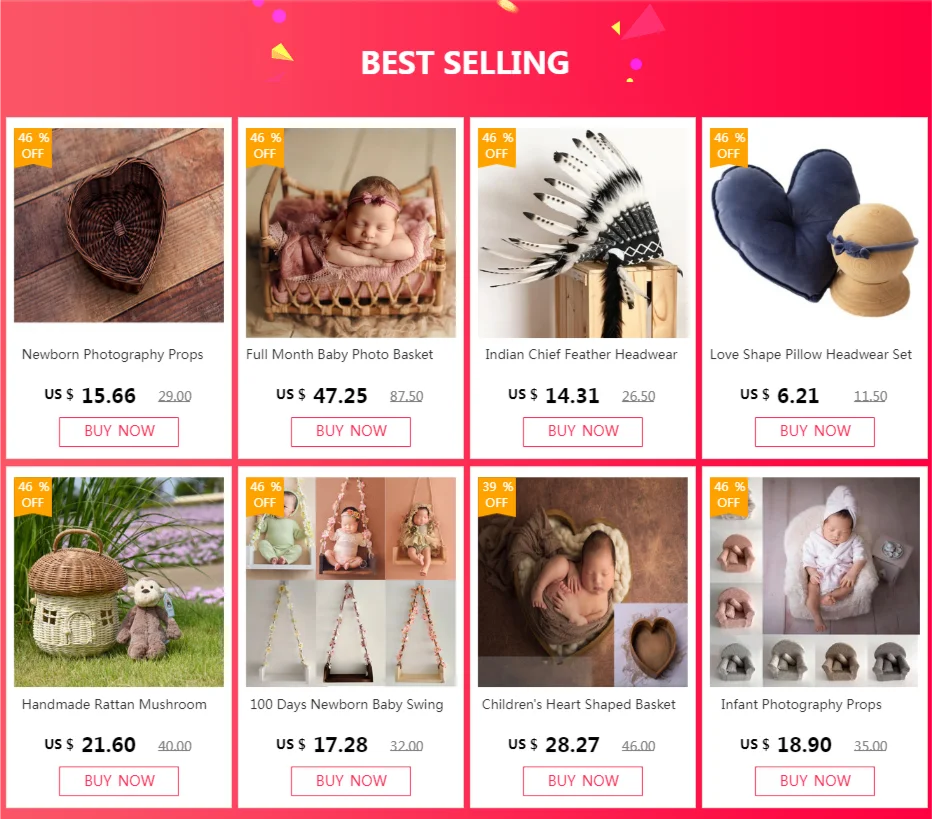New Born Photography Swing Props Baby Hundred Days Photo Theme Flower Rope Swings Full Month Photoshooting Accessories baby boy souvenirs and giveaways	