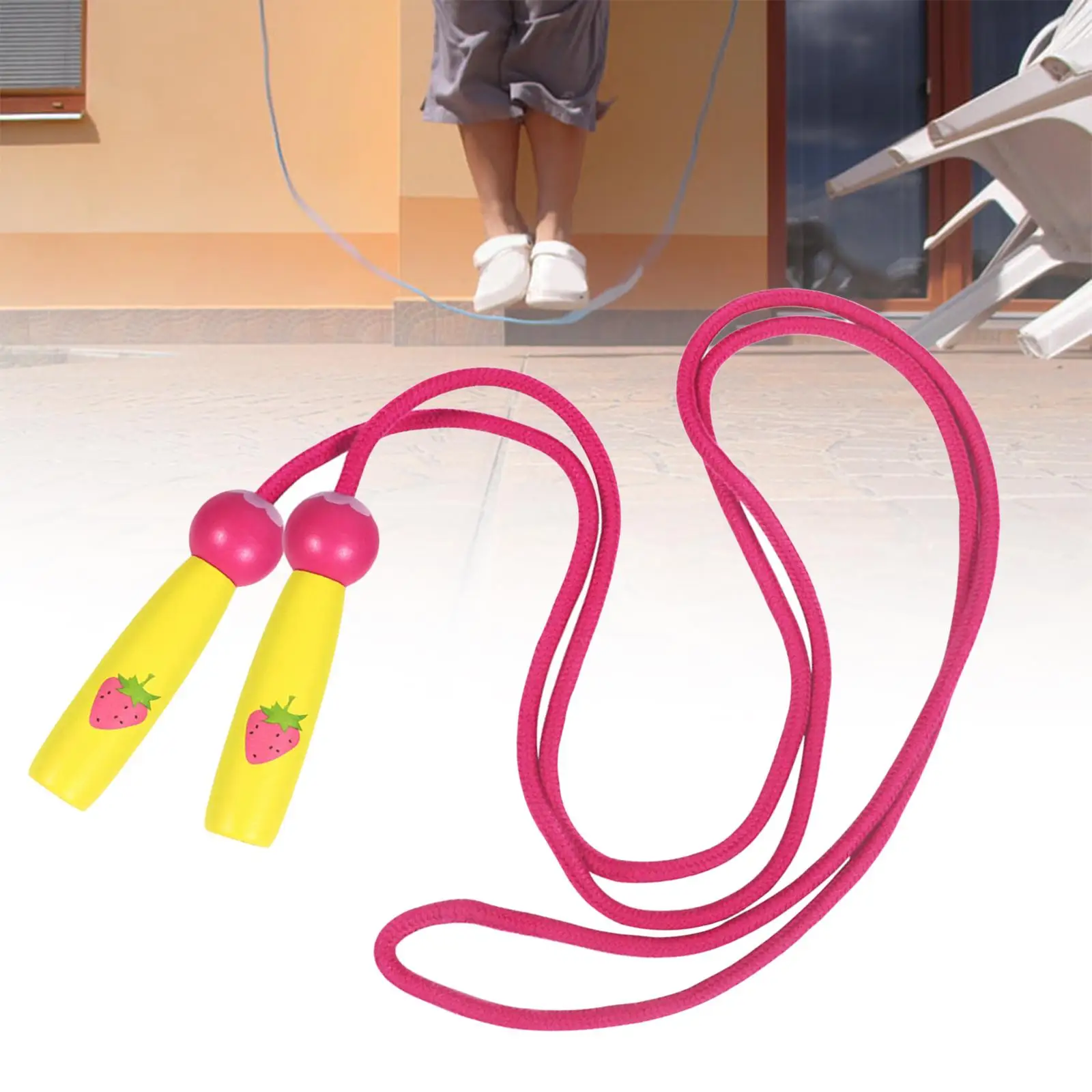 Cotton Jump Rope Adjustable Birthday Gift Skipping Rope for Exercise Activities Boys Girls