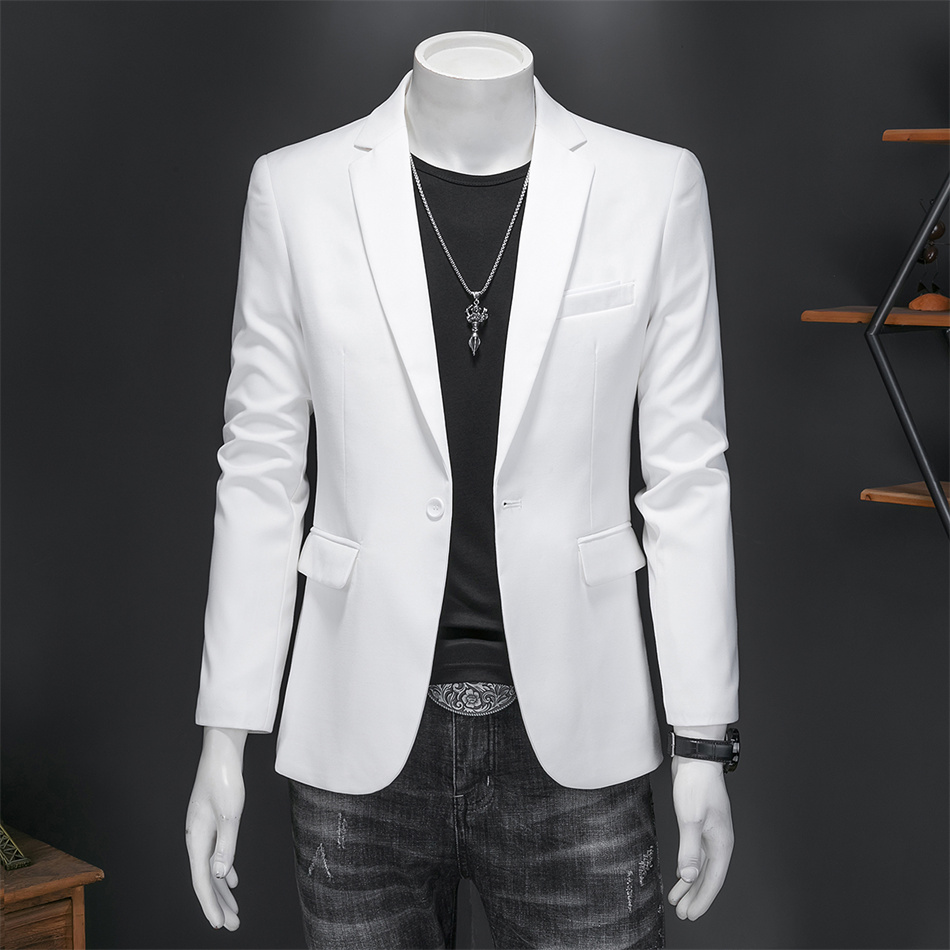 High Quality Business Slim Fit Single Buttons Suits Jacket Men Slim Fit Casual Fashion Wedding Groom Tuxedo Blazer Coats 6XL-M