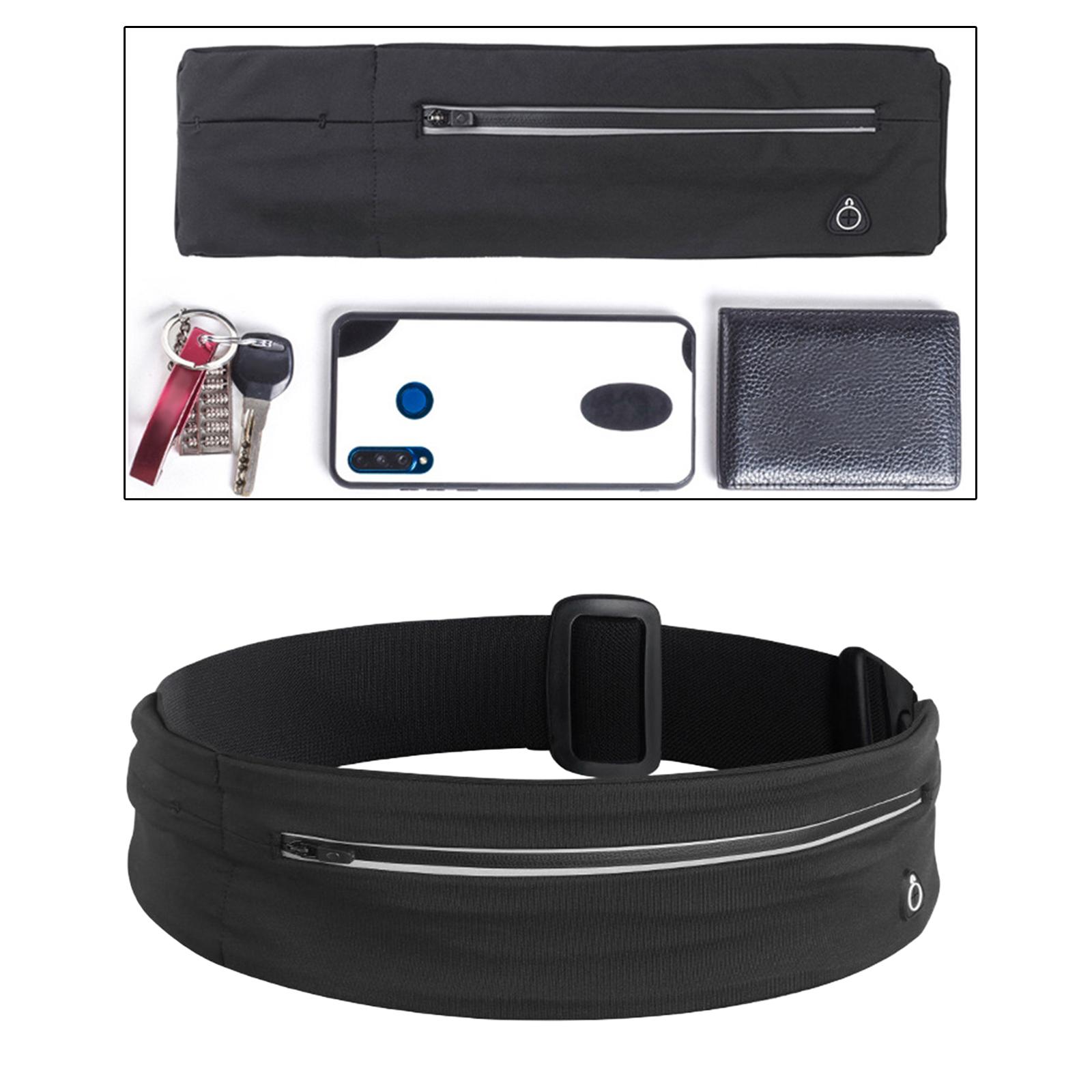 Running Belt Fanny Waist Bag Women Men Phone Holder with Headphone Hole Jogging Belt for Workout Cycling Camping Runners