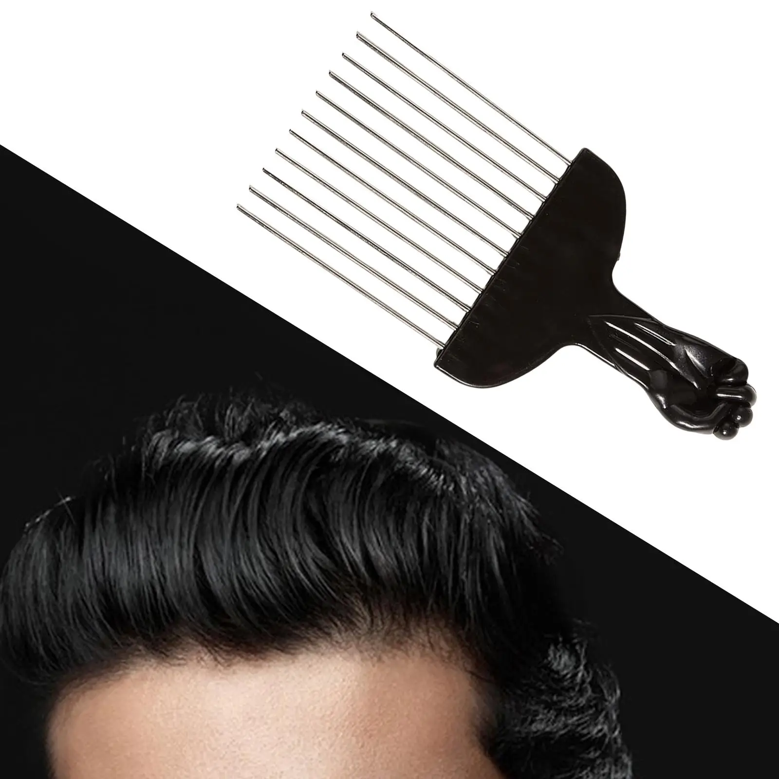 Prong Combs Curly Hair Styling Afro Hair Practical Afro Combs Hair Comb for Home
