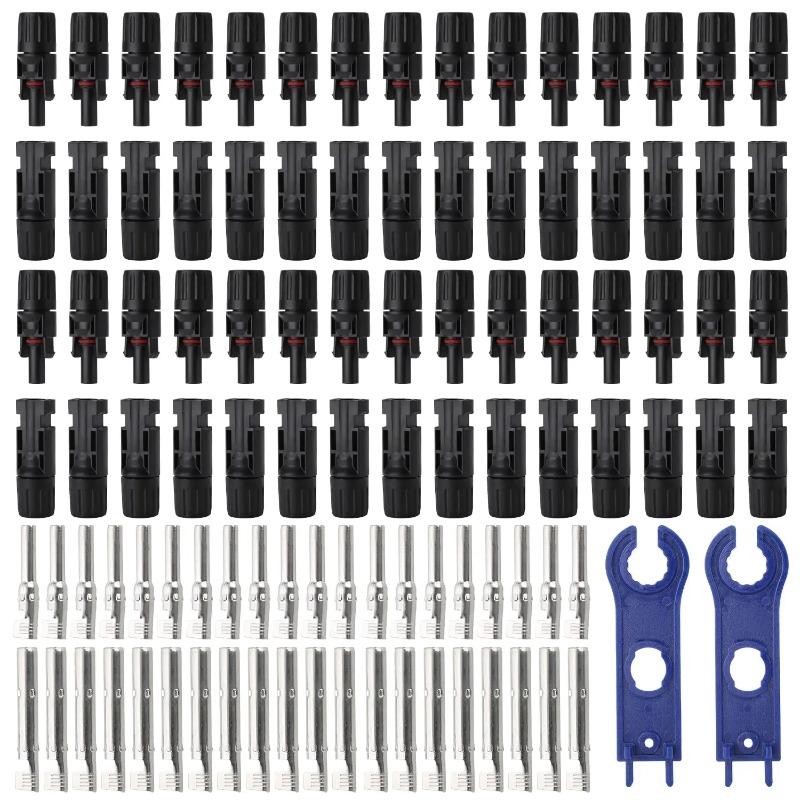 Description Picture 2 of item140/100/40/20/10 Pcs DC Solar Connector 1000V30A Panel Stecker IP67 waterproof Connectors Kit for PV/MC Cable 2.5/4/6mm2