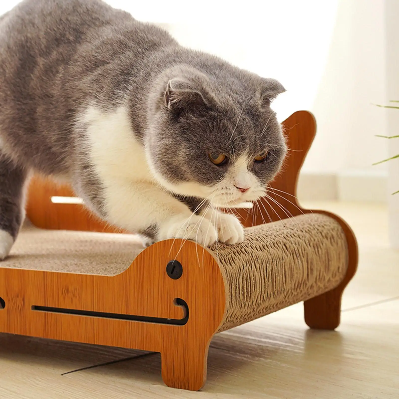 Cat Scratch Sofa Cat Scratcher board Couch Carpets Sofa Corrugated Cardboard Pet Supplies Scratching Board for Kitten