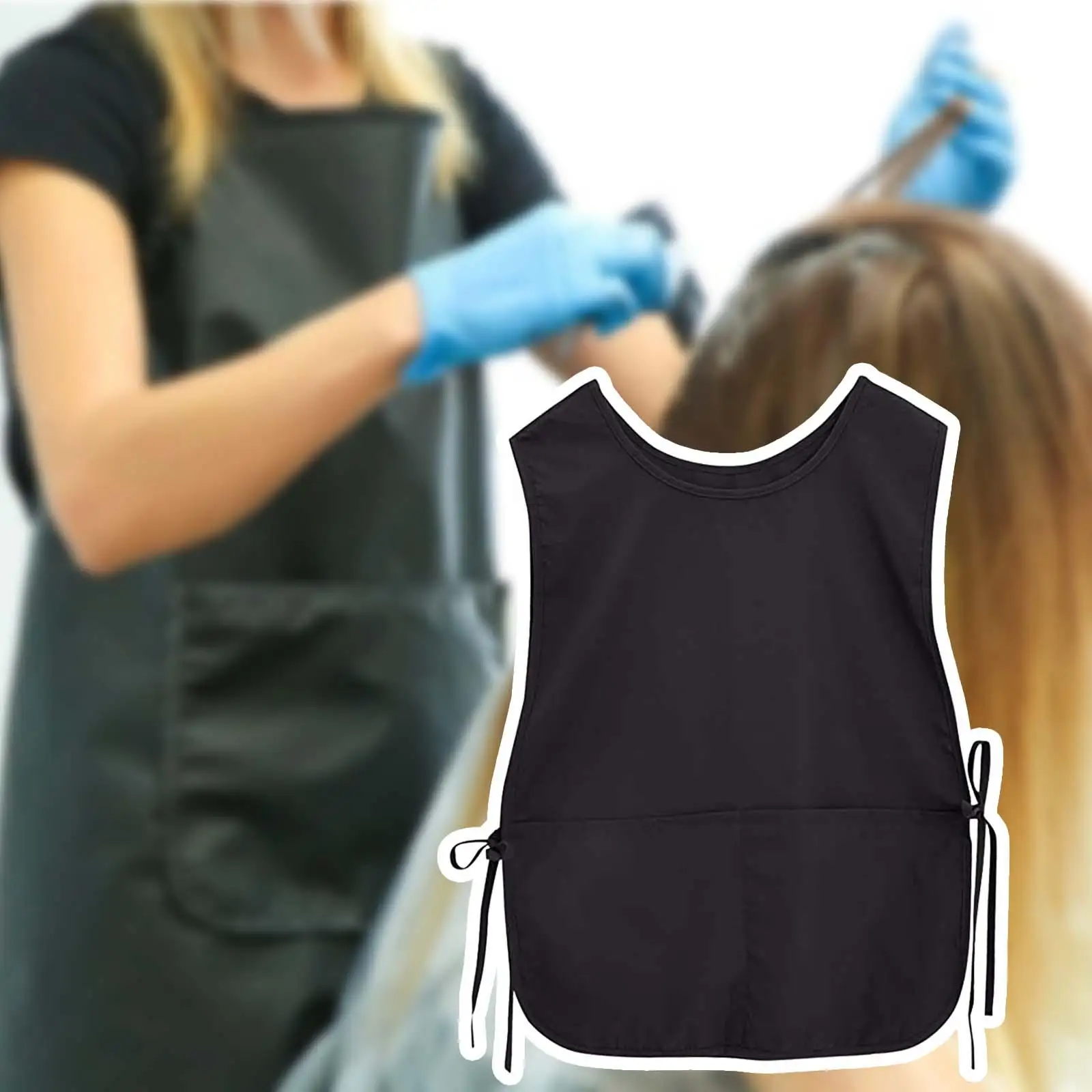 Salon Hair Stylist Apron Adjustable Strap Durable for Modeling Ceramic Clay