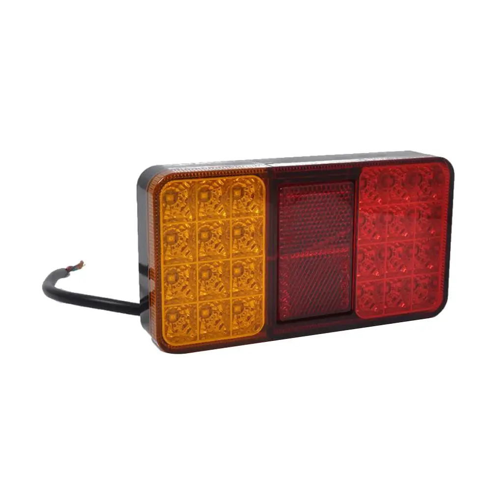 Universal 24 LED Tail Light Signal Indicator for Truck Trailer