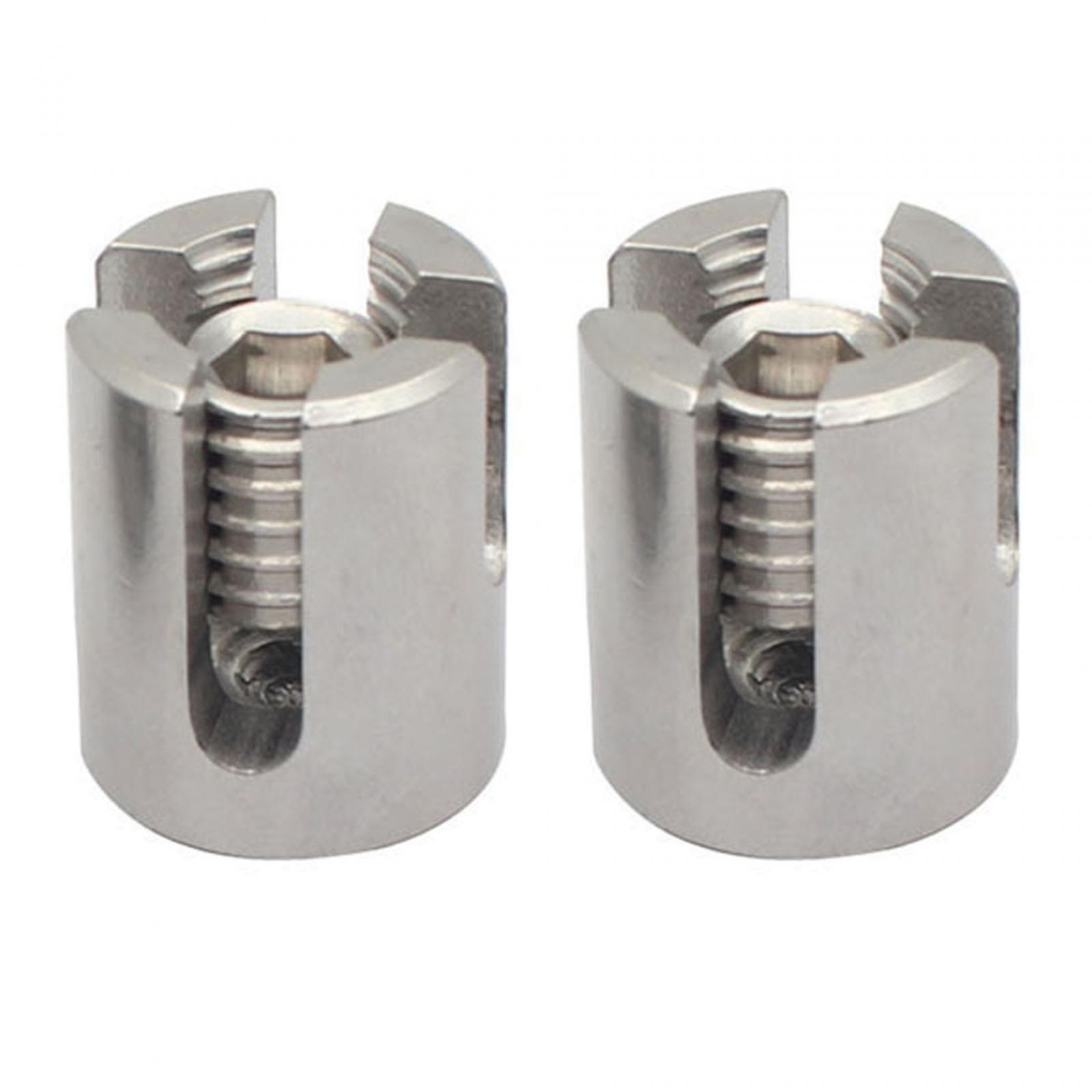 Description Picture 4 of item2x Wire Rope Clips Accessories Groove Cable Cross Cable Clamps Fitting for Climbing Plants Vines Brick Wall Fence Panels