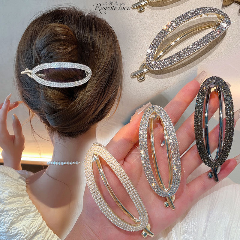 Best of Fashion Rhinestone Banana Shape Hair Claws For Women Girls Hair Clips Barrettes Ponytail Holder Hairpins Hair Accessories Reviews & Tips