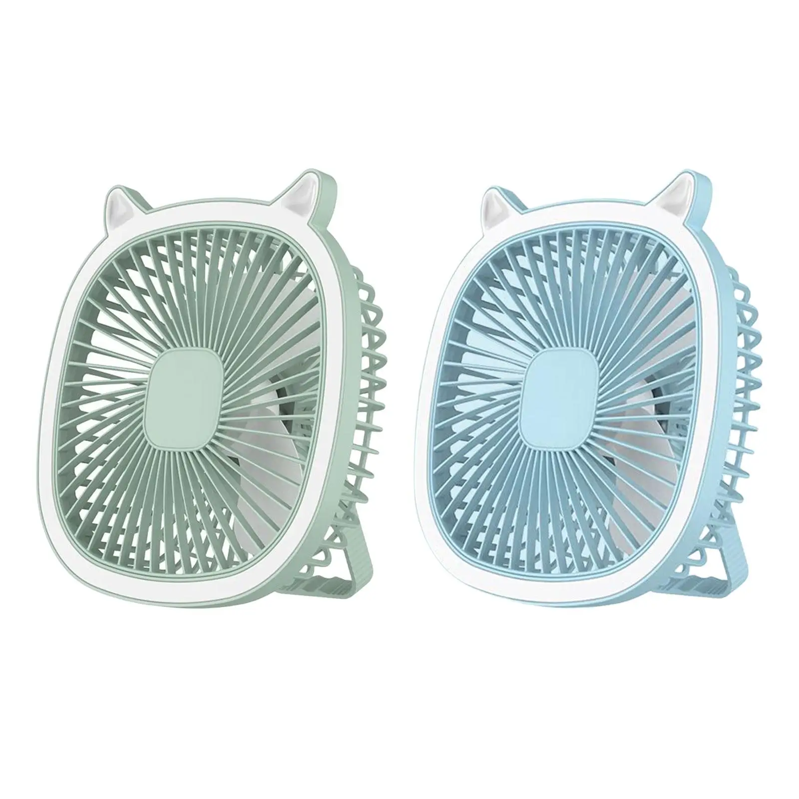Portable Desk Fan Personal Table Cooling Fan with Lights for Car Home Office