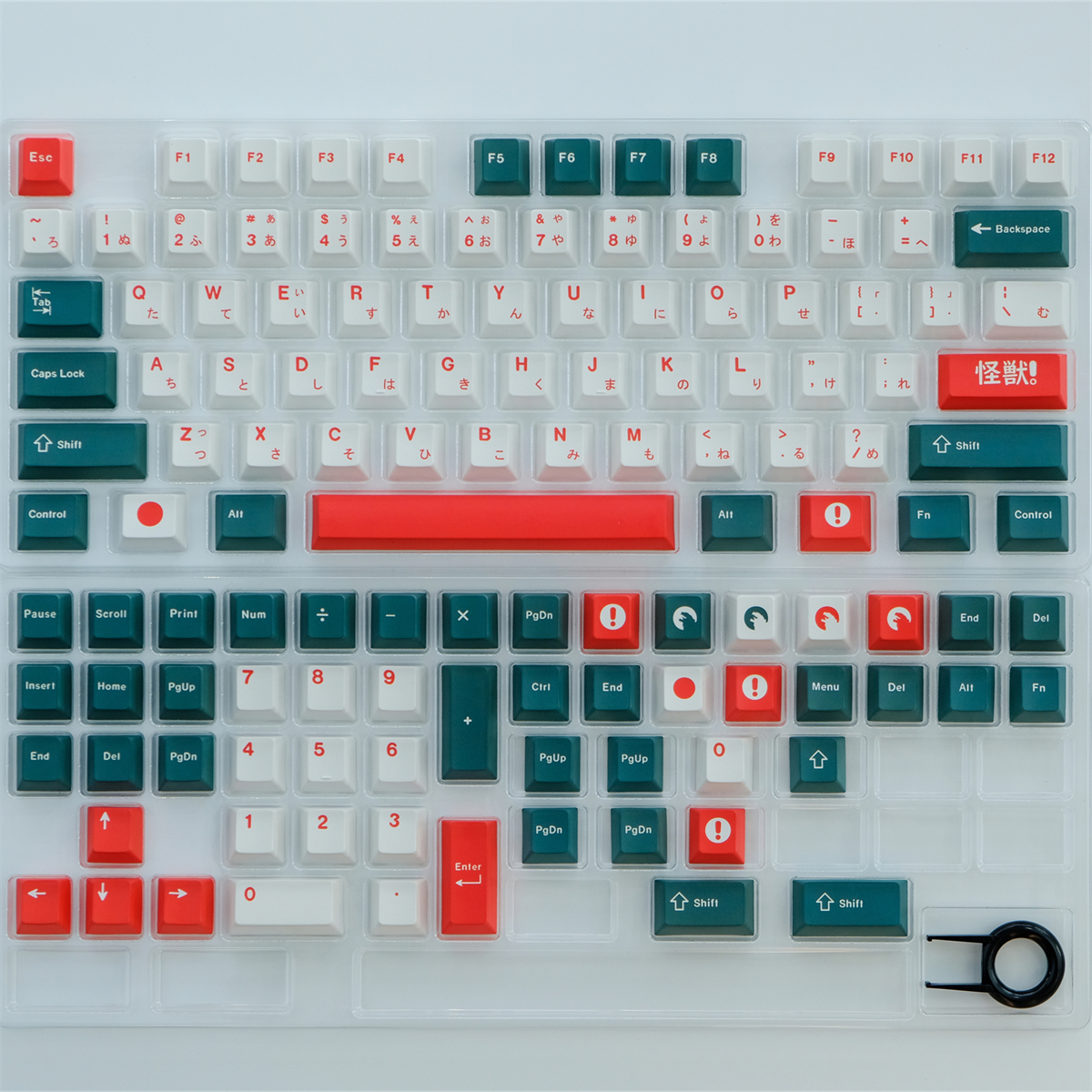 de Tintura 5 Lados, Keycap Japonês para