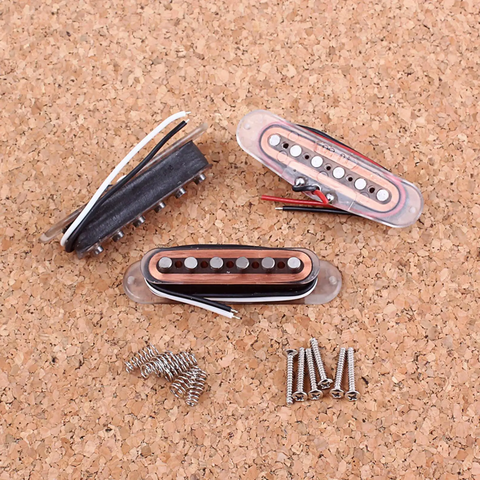 3x Vintage Tone Alnico V Single Coil Pickups Set for ST Style Guitar Accs