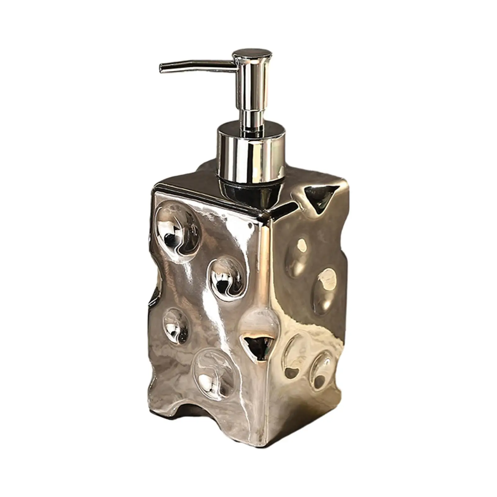 Ceramic Soap Dispenser Easy to Fill Durable Refillable Pump Soap Container for Restaurant Kitchen Bathroom Hotel Farmhouse