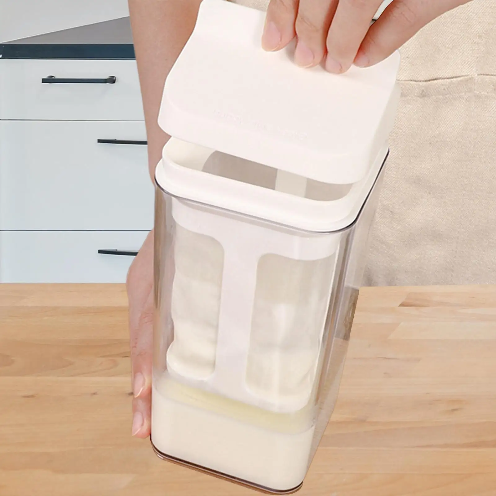 Household Yogurt Filter Cheese Maker Strainer Separator Kitchen Gadgets Washable Lightweight Homemade Yogurt Maker