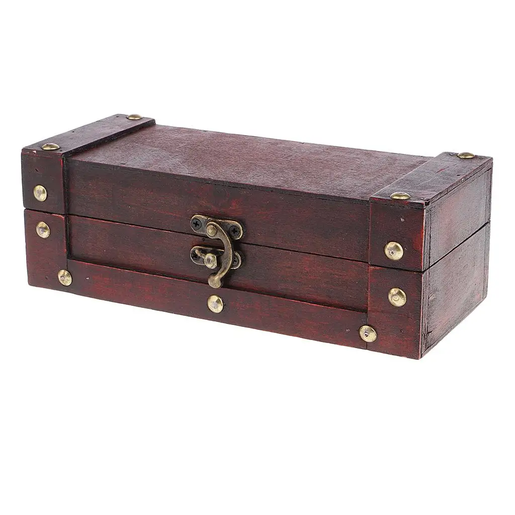 European Vintage  Wooden Jewelry Hairpin Box Handcraft Collection