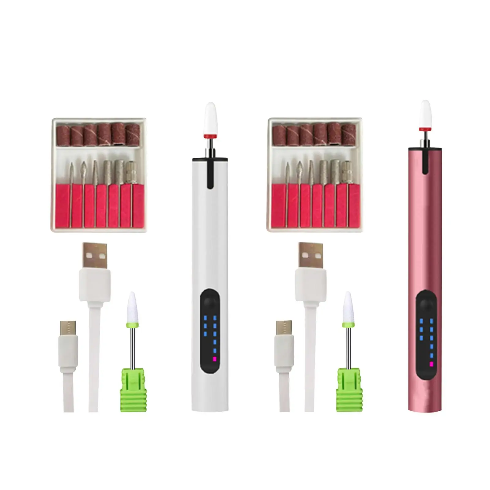 Electric  USB Rechargeable with LED Light for Home Salon Use