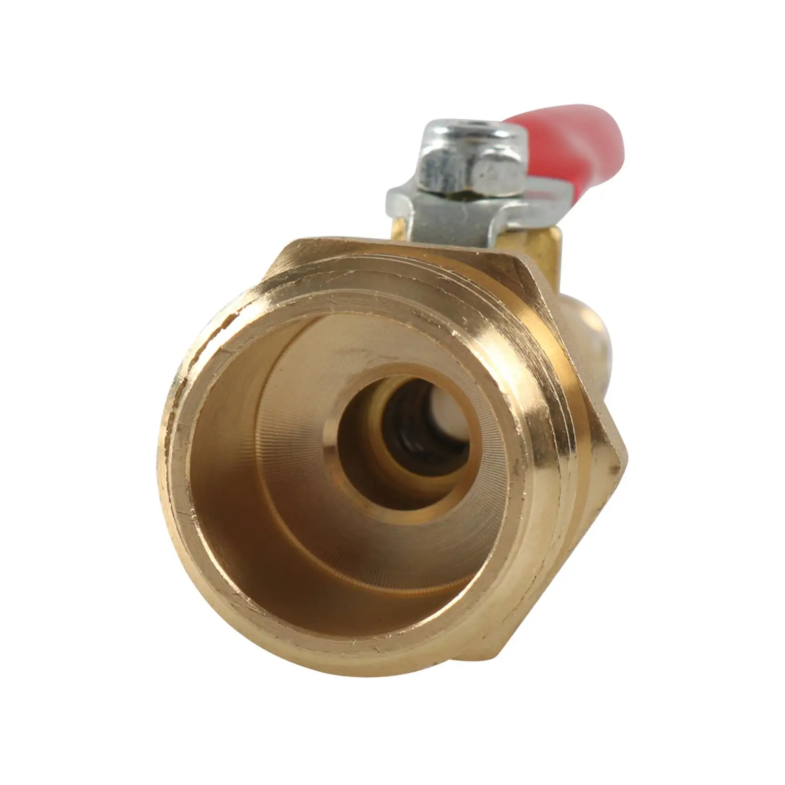 Winterize Blowout Adapter with 1/4 inch Male Quick Plug Brass Made Garden Hose Quick Connecting Plug for RV with Ball Valve