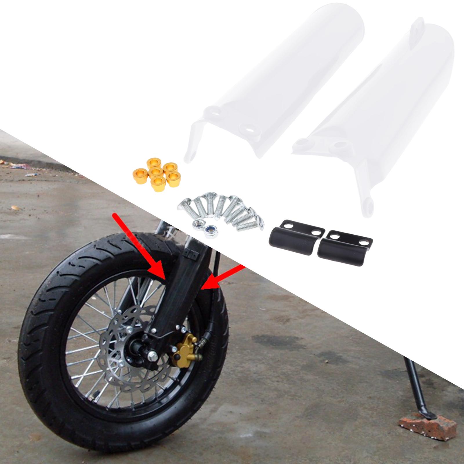 Front Mud Fender Protection Guard Repair Spare Parts Shock Absorbing Mud Flaps Set for Honda Klx Bbr Scooter Dirt Bike ATV