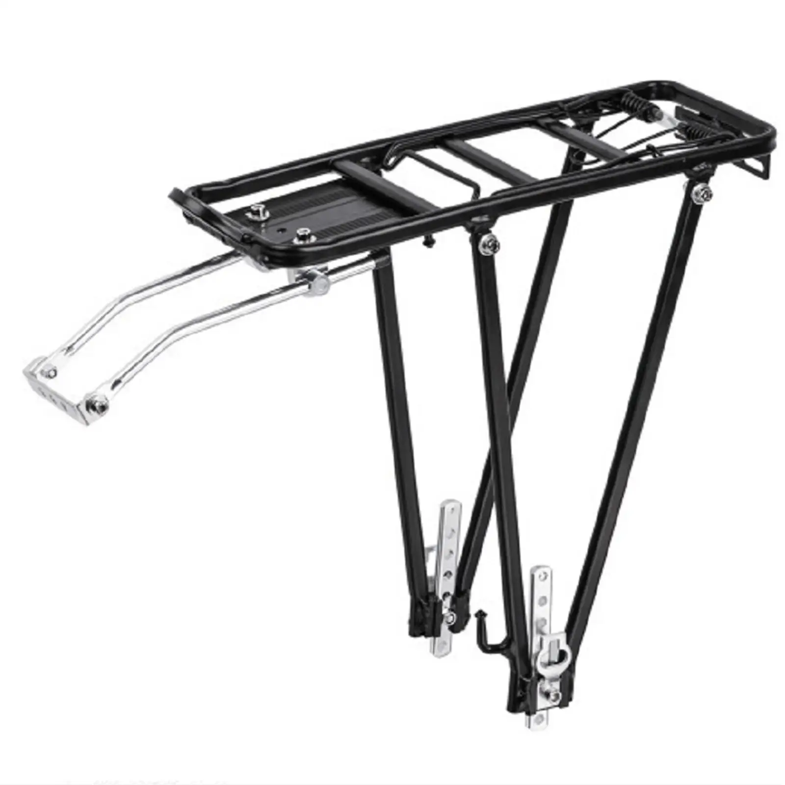 Rear Bicycle Bike Rack Luggage Carrier Shelf Rear Seat Post Rack Frame Bracket for Easy to Install