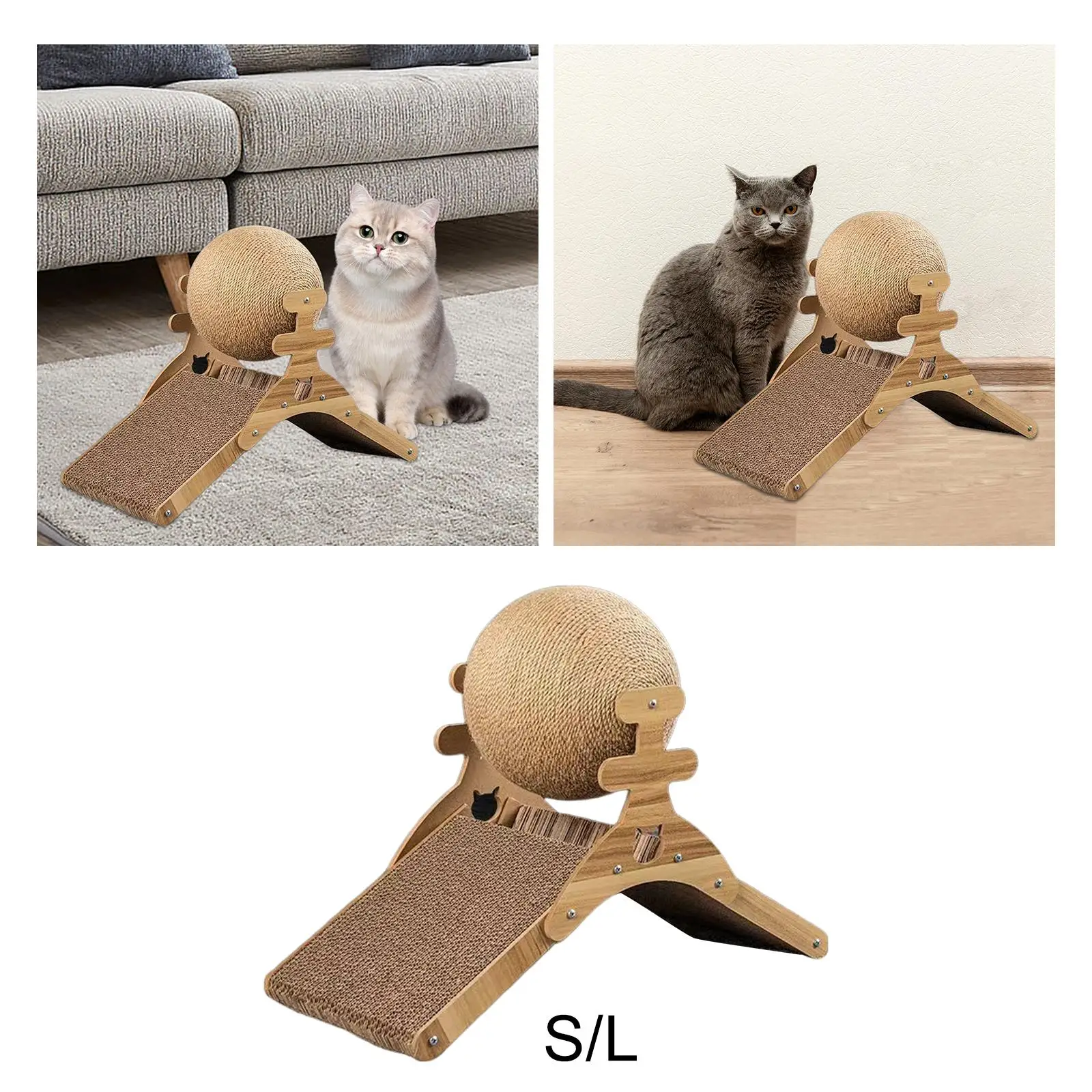 Sisal Cat Scratching Claw Grinding Climbing Wear Resistant Kitty Furniture Protector Exercise Indoor Cats Cat Scratcher Toy