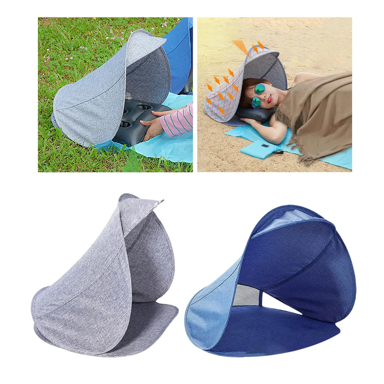 Mini Face Tent Mini Umbrella Facial Umbrellas Lightweight Mini Tent Umbrella for Beach
