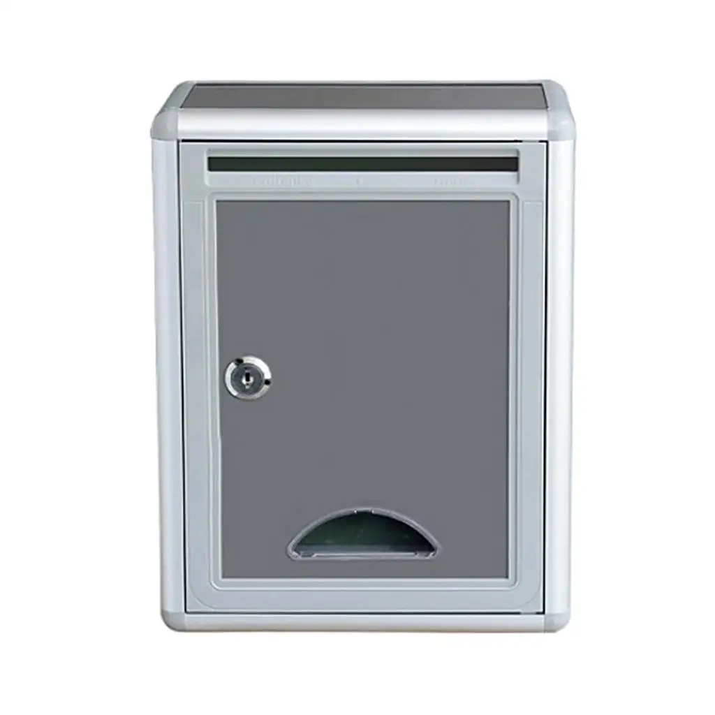 Aluminium Alloy Mailbox Waterproof Post Box for  Balcony Garden