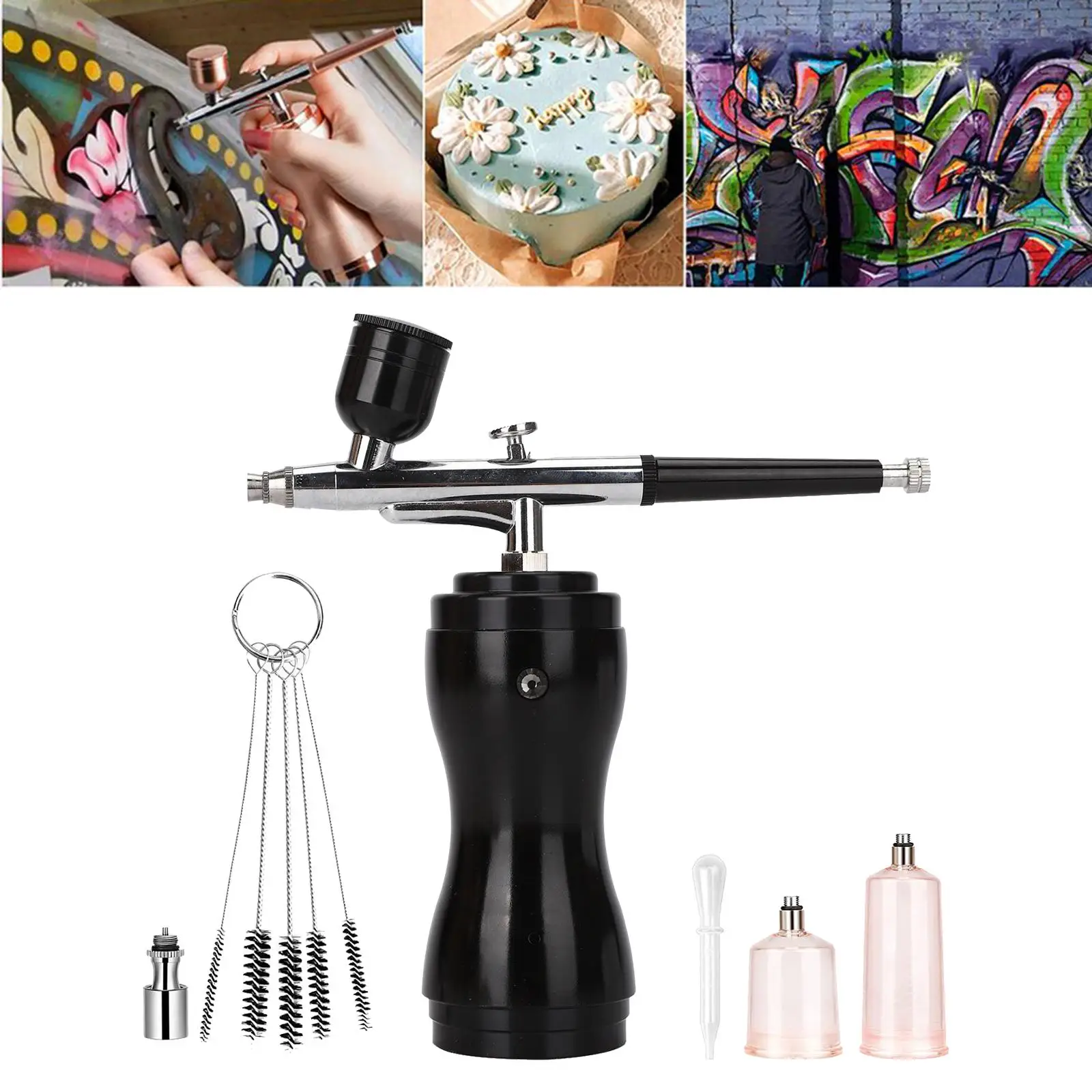 Airbrush Set Sprayer with Compressor Handheld for Decoration Painting Nail