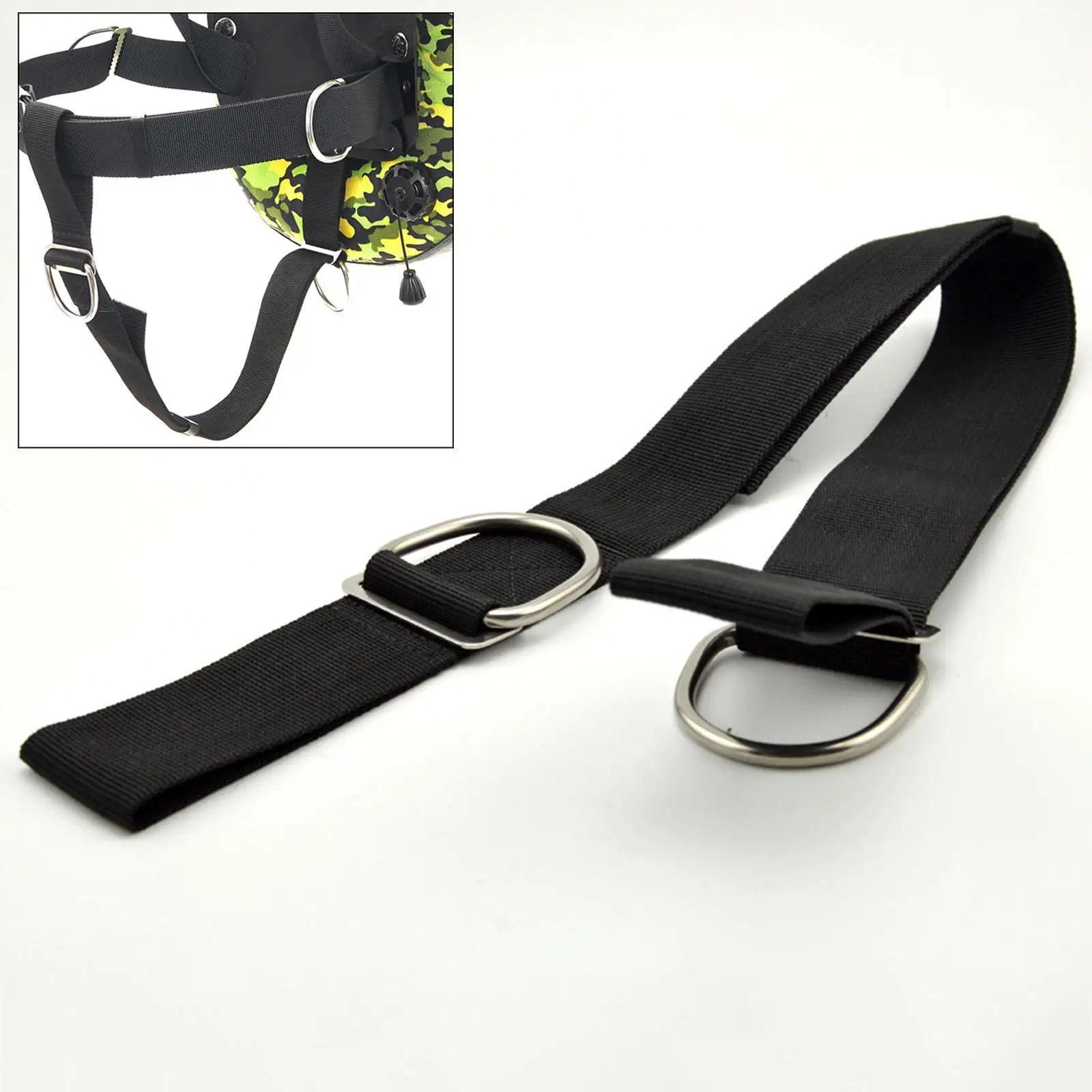  gear  Crotch Strap 50mm/2inch Wide Diving Accessories Part with Loop