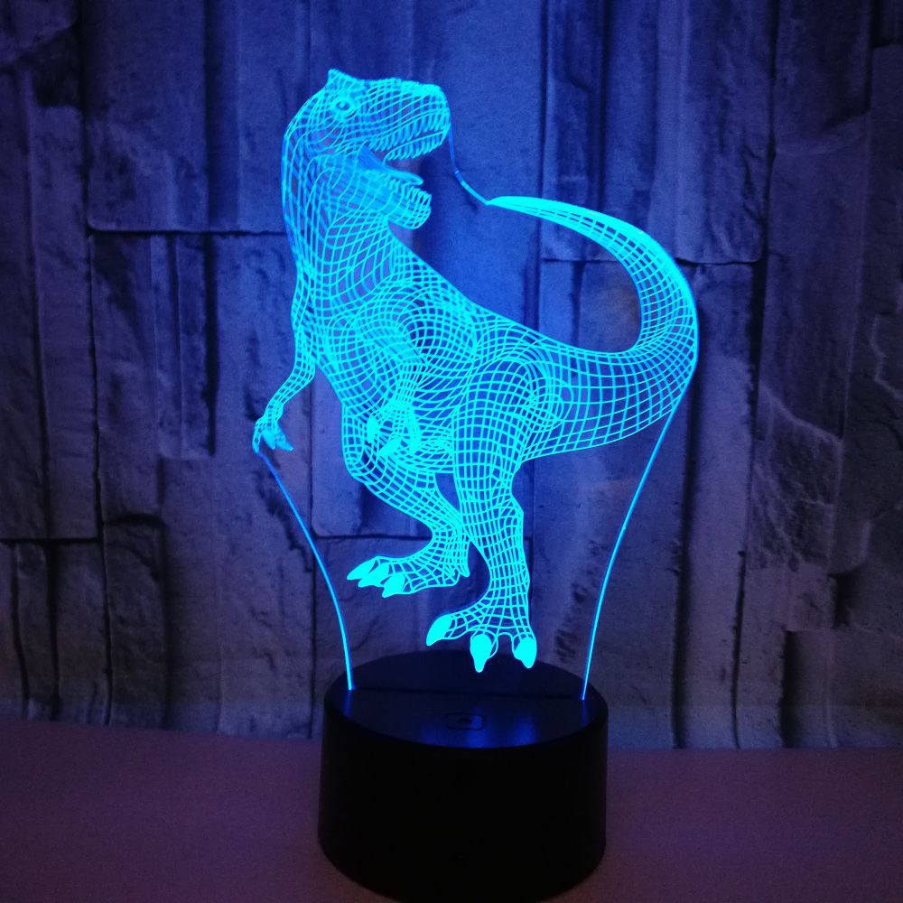 Nighdn-3D LED Dinosaur Lamp for Kids, Night