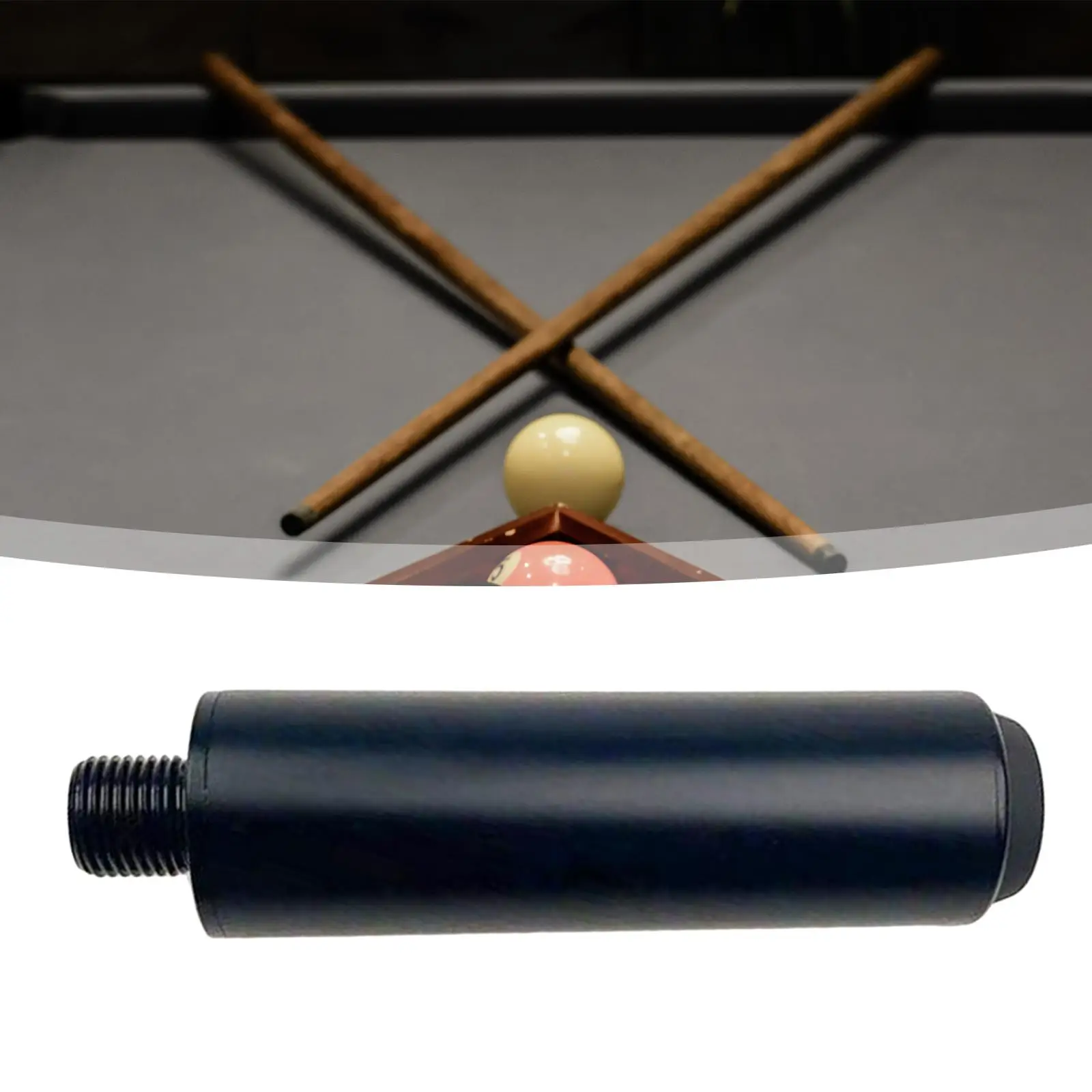 Pool Extension Billiards Extension Lengthen Tools Aluminum Alloy Billiard Holder 4.7inch Pool End Extension