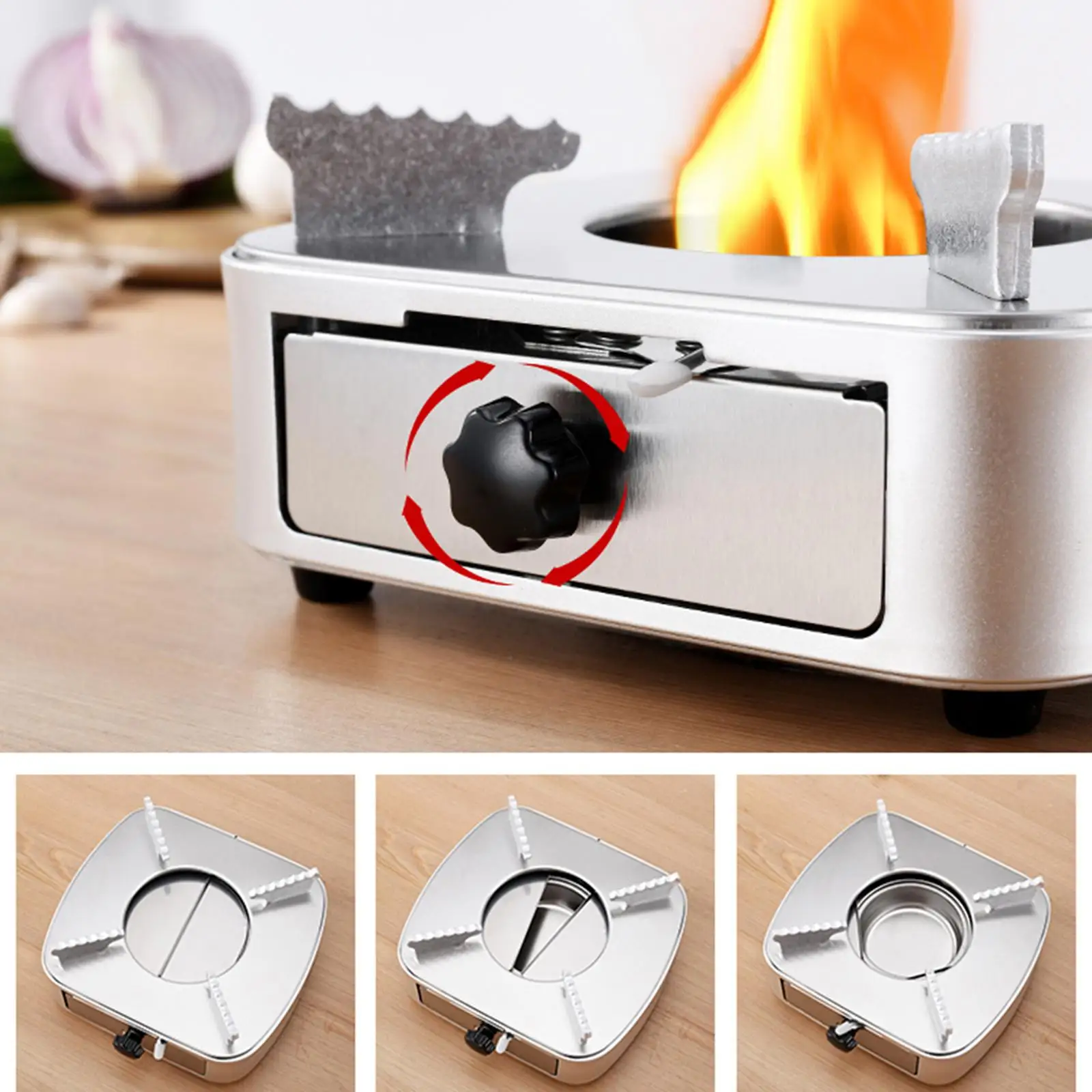 Mini Alcohol Stove Aluminum Alloy Windproof Furnace For Picnic Camping Backpackers Grills Burner Rug Bench Alcohol Camp Stove