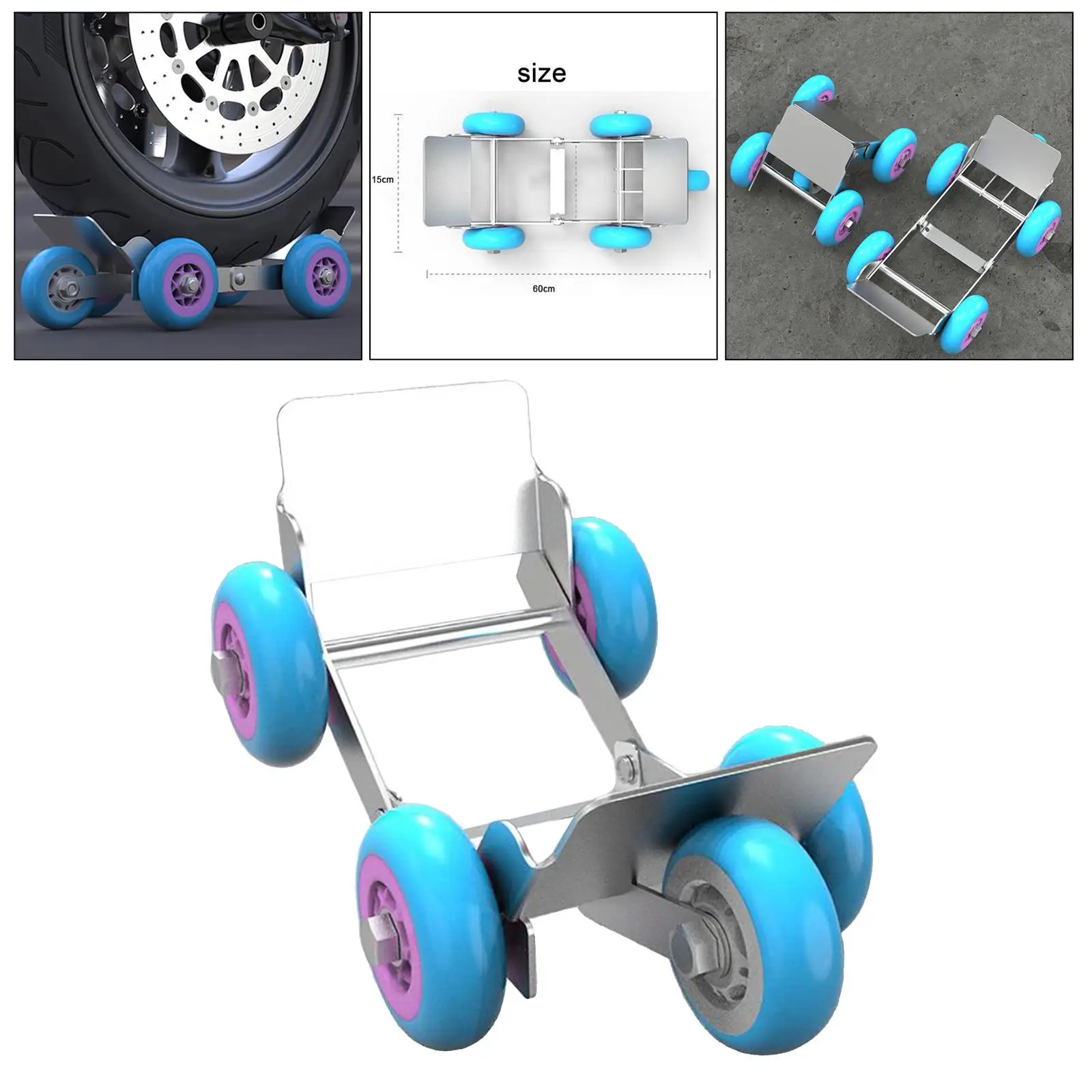 Professional Car Wheel Moving Dollies Car Movers Storage 32x15cm