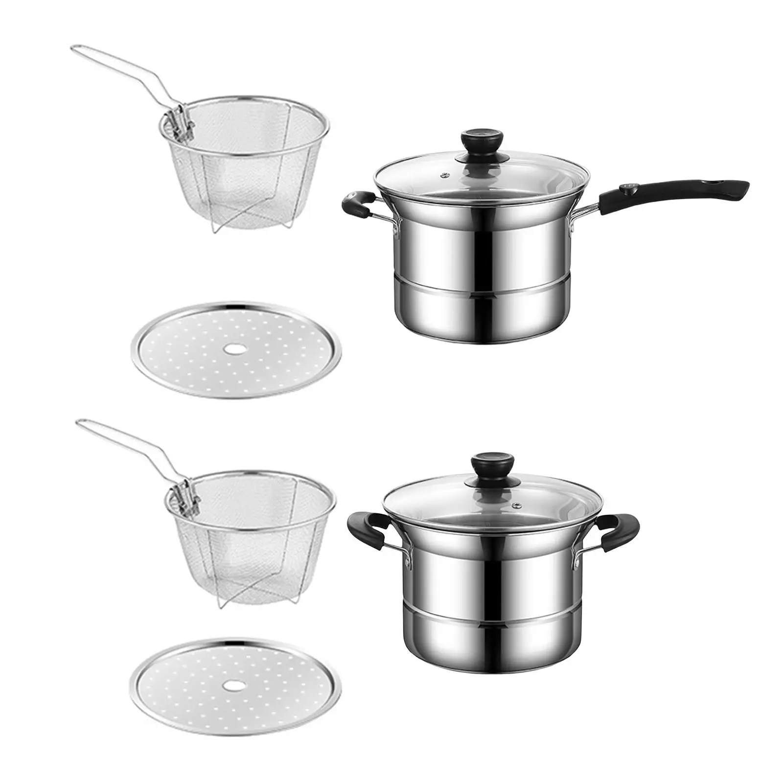 Small Pot with Lid Handle Cookware Sets for Restaurant Backpacking Cooking