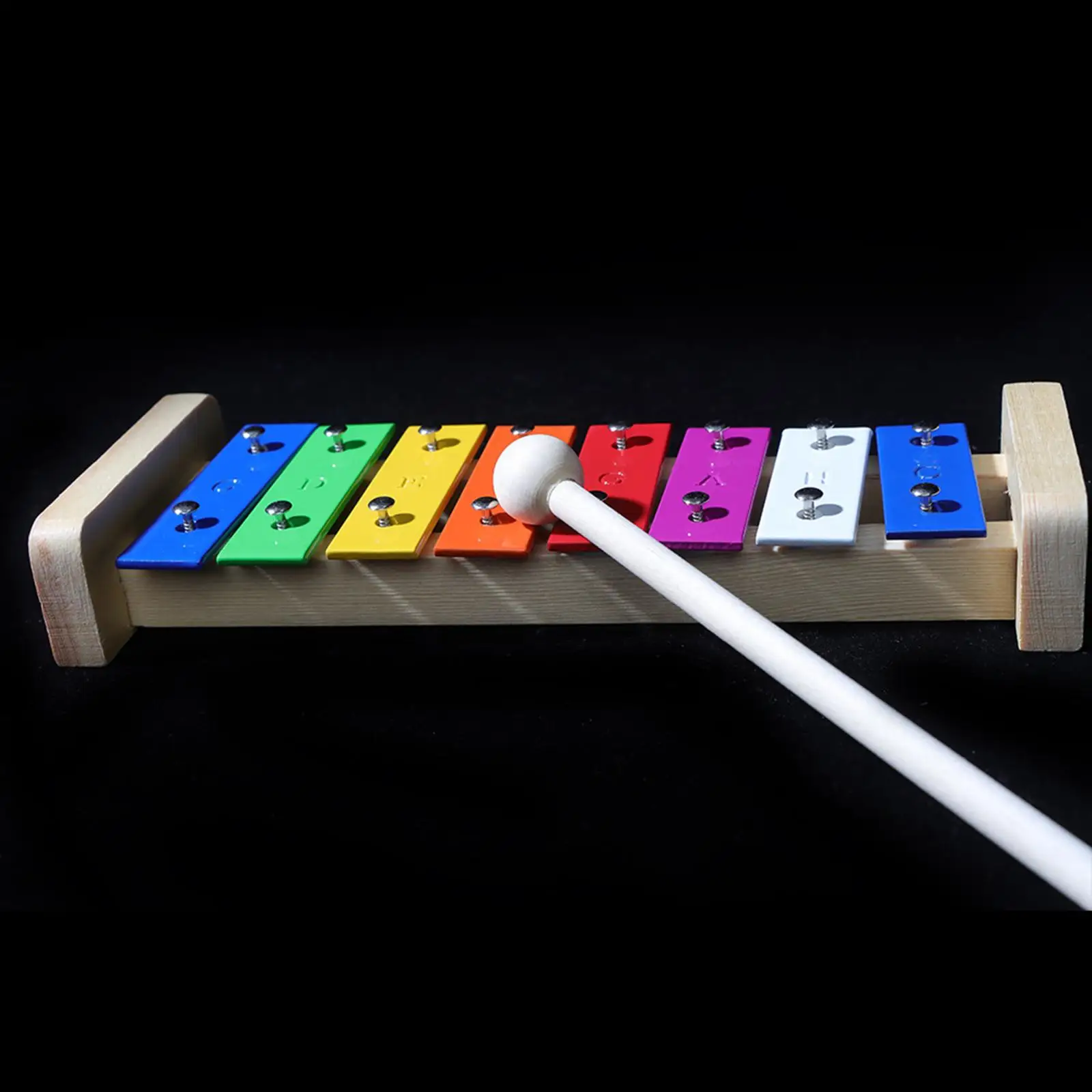 8 Note Metal Xylophone Kids Musical Instrument for Beginner Kids and Adult