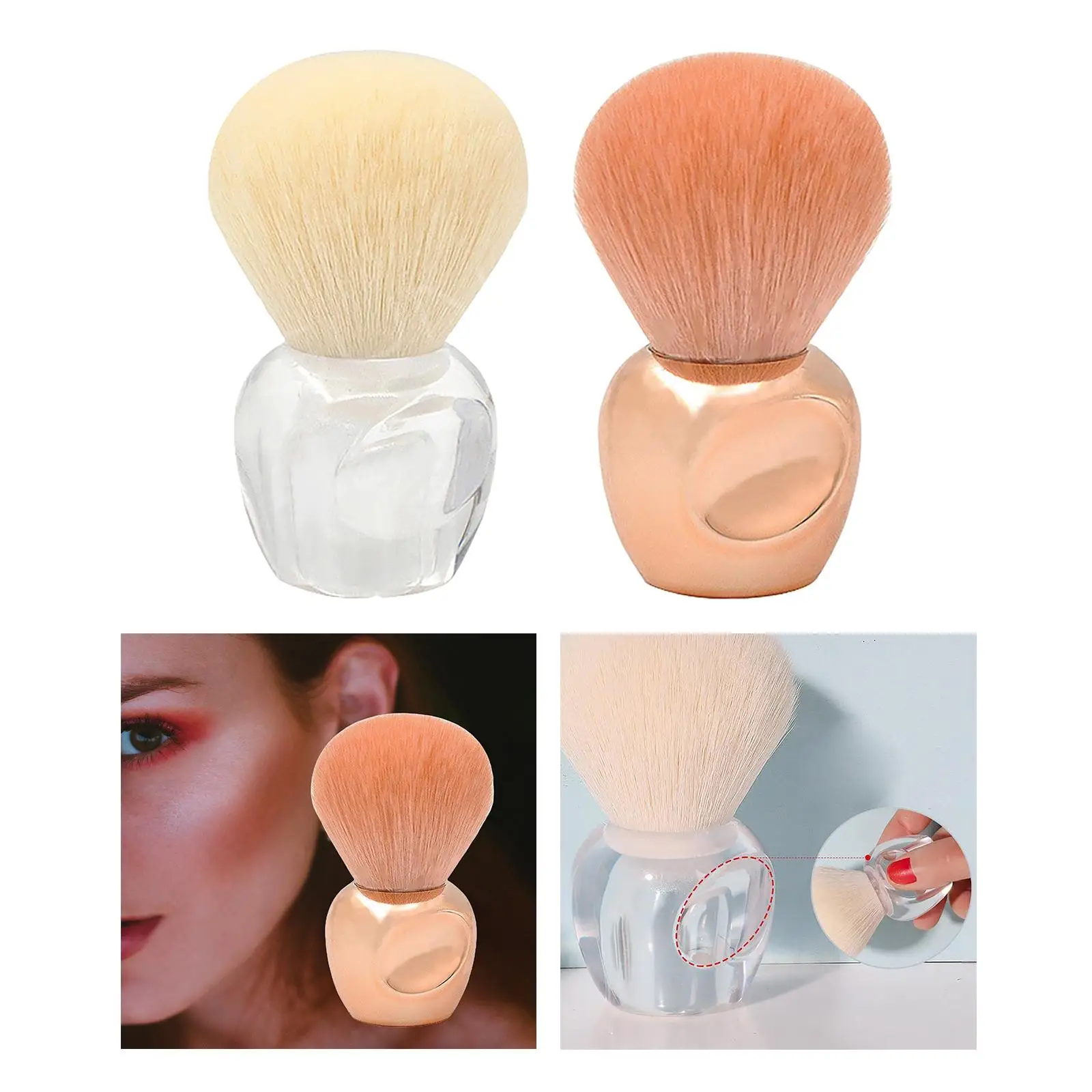  Blush  Nails Dust Arts  Cleaner Small  Loose  Brushes for Cosmetic  Manicure Tools