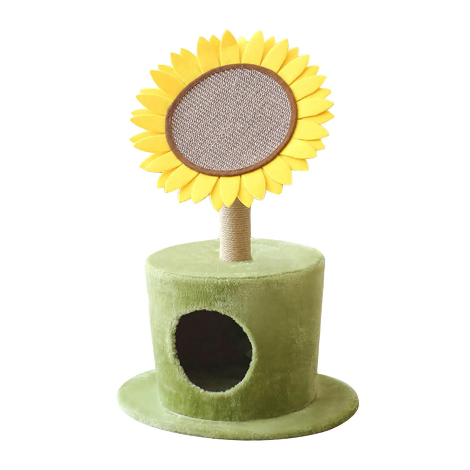 Flower Shaped Cat House with Sisal Scratch Post Climbing Frame Pets Supplies