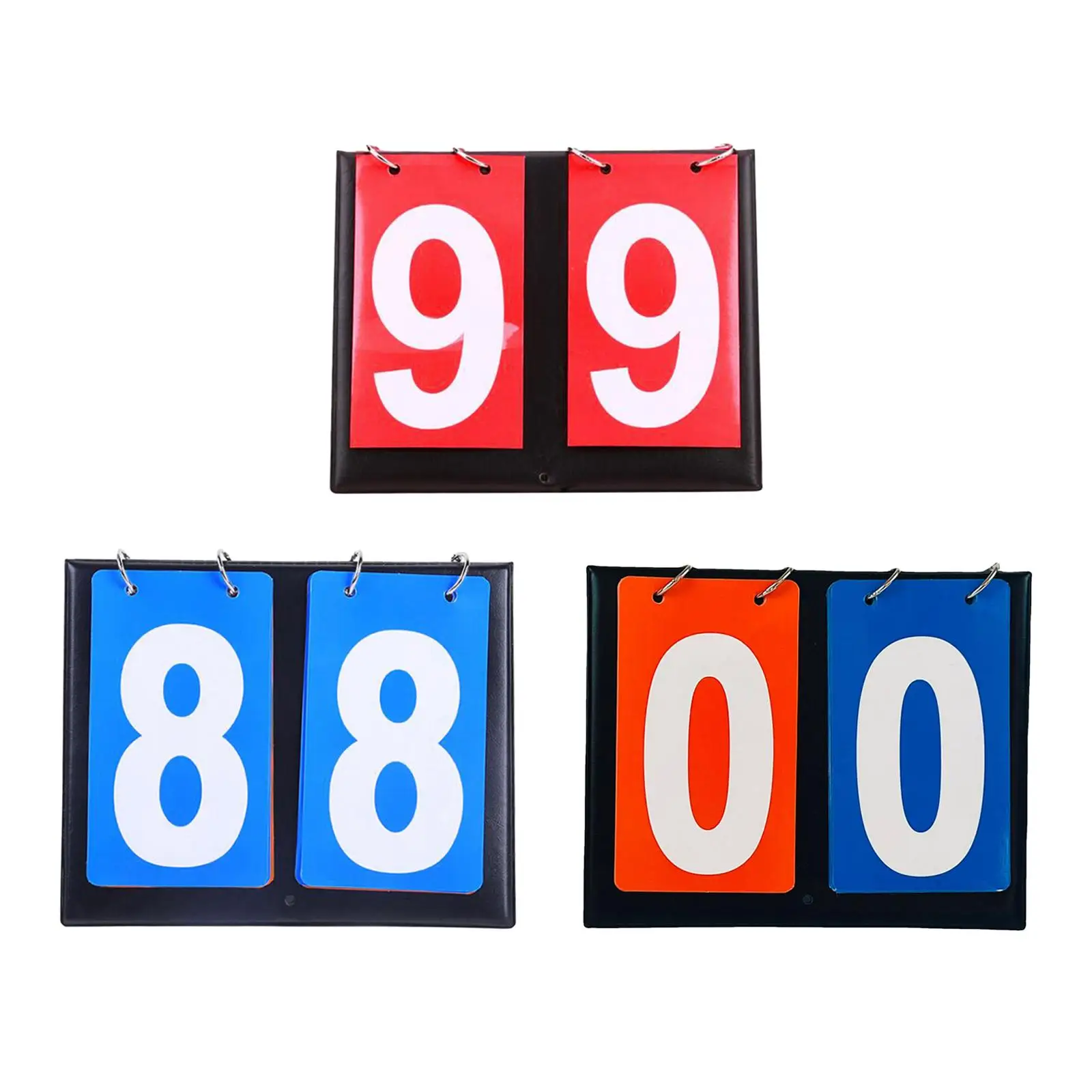 Multipurpose Table Scoreboard Flips up Detachable 2 digits Score Keeper for Basketball Indoor Sports Team Games Competition Ball