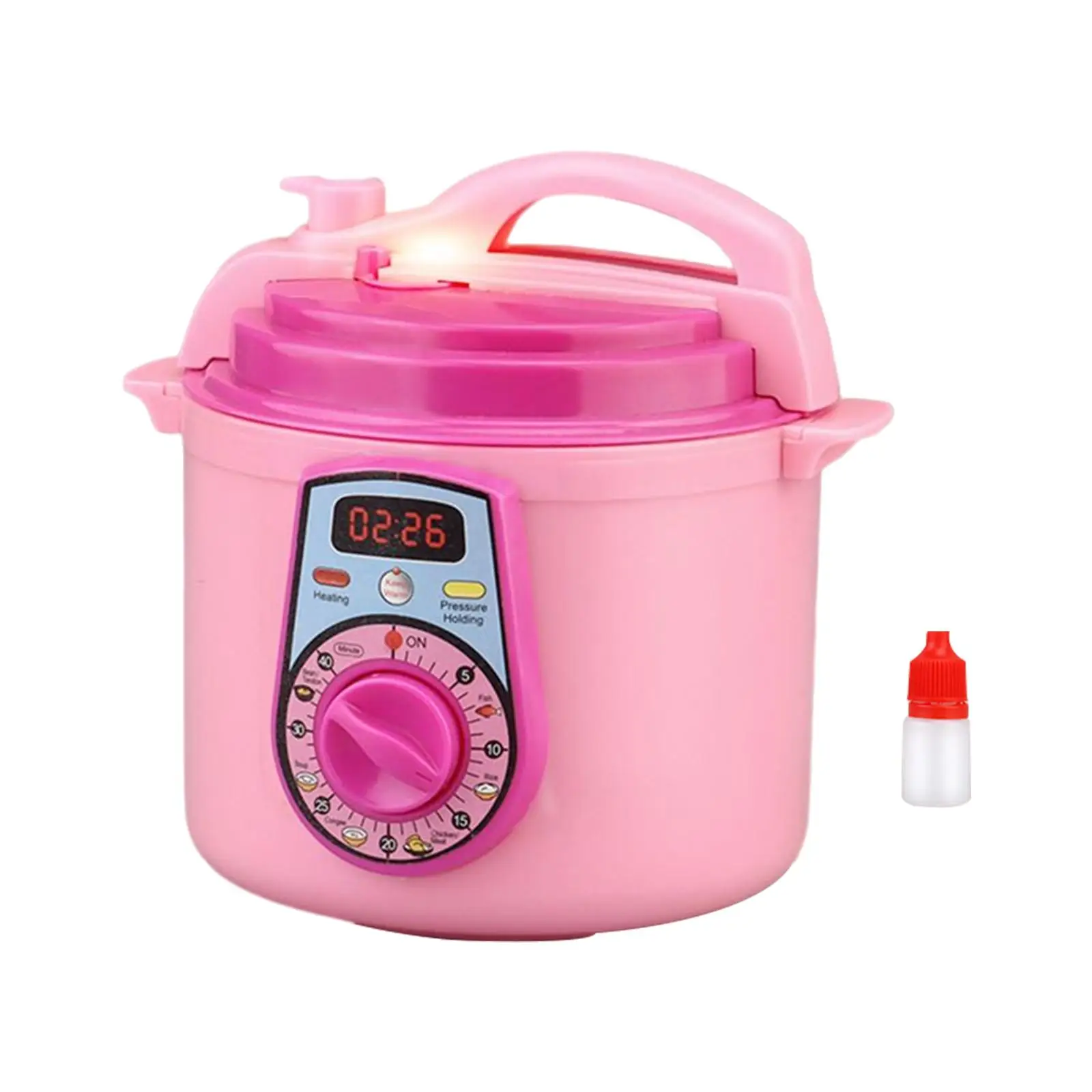 Simulation Electric Rice Cooker Toy Early Learning Educational Toy with Lights Sound Mini for Children Boy Girl