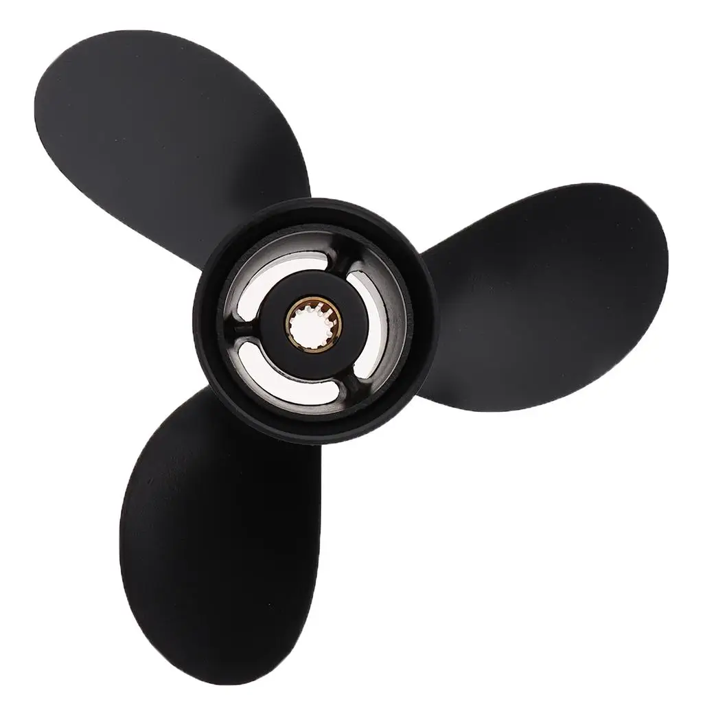 Marine Outboard Propeller 3-blade Aluminum Propeller 50x95mm / 2x3.7 Inches
