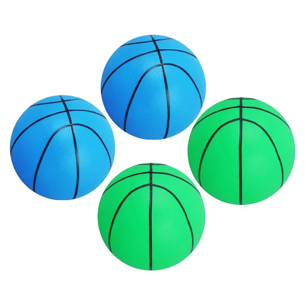 4pcs Colored 6inch Inflatable Basketball Ball Kids Child Sports Game Toy