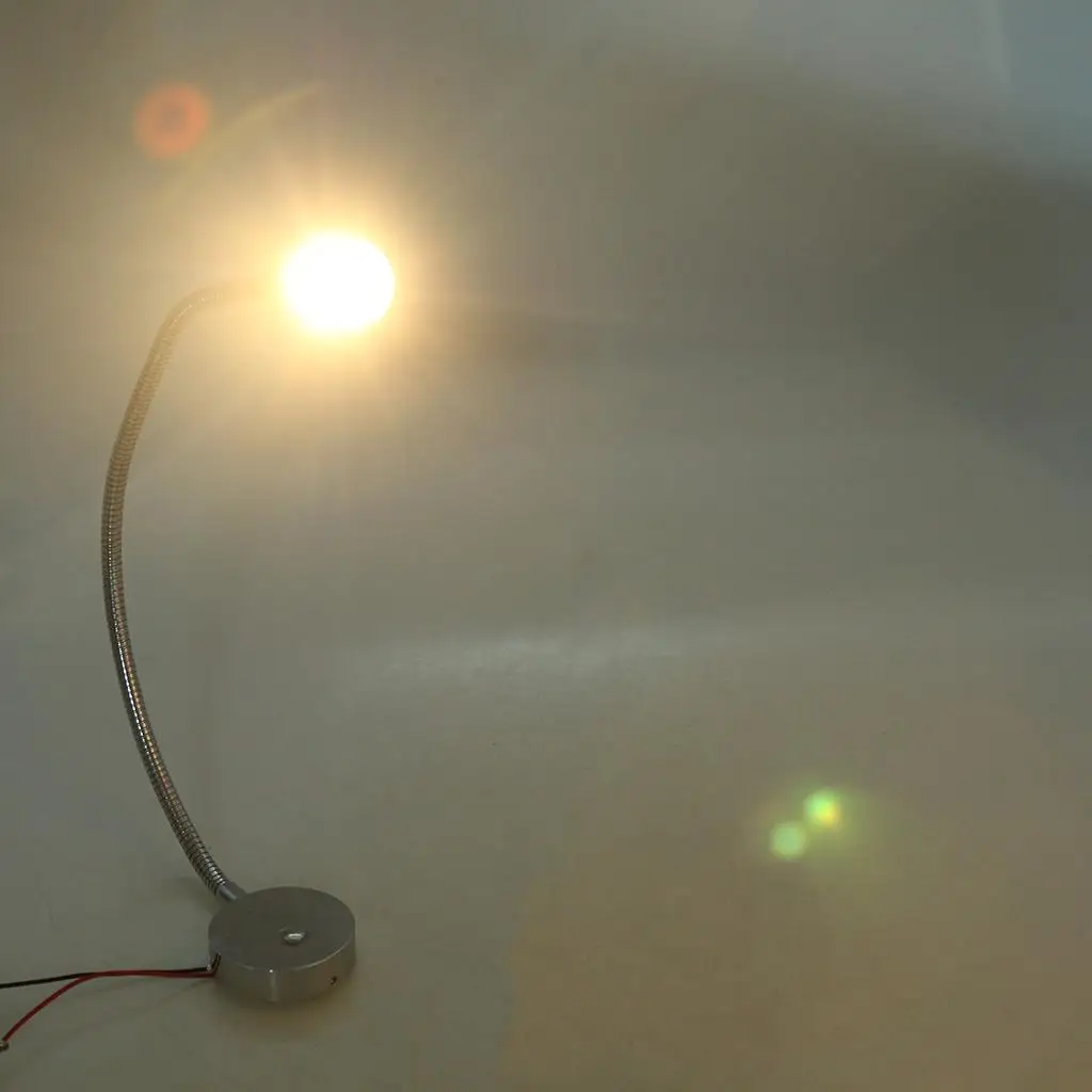 12V Boat LED Reading Lights Touch Sensor Switch Lamp 360 Deg Rotation
