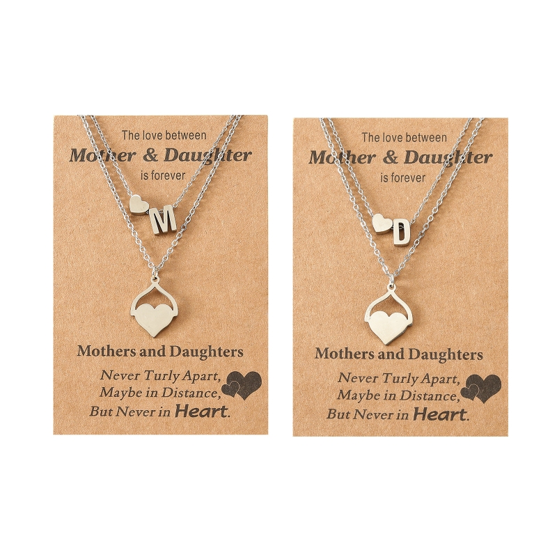 Mother-daughter Letter Necklace 