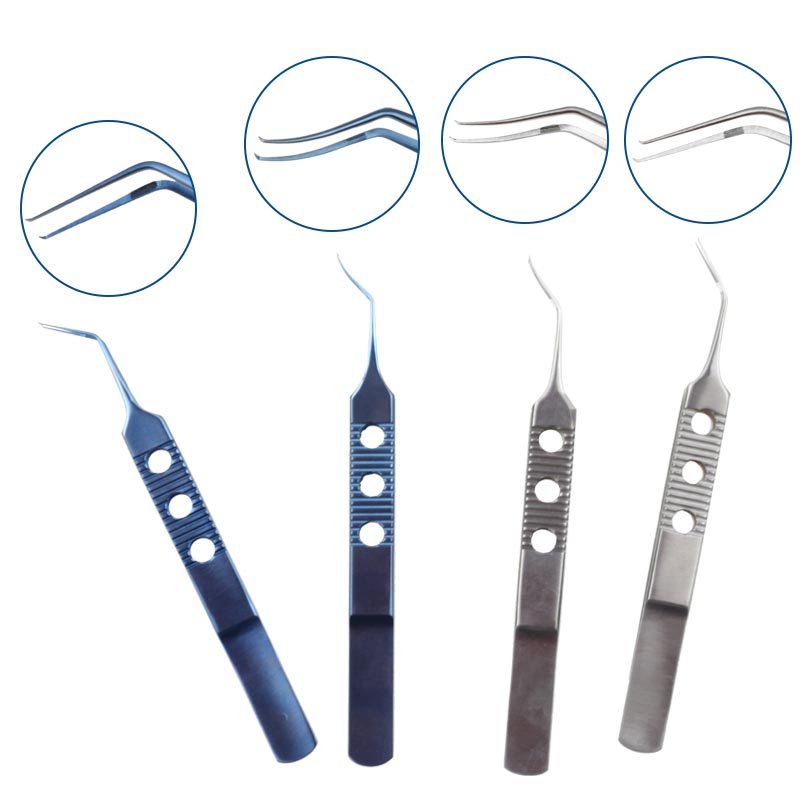 Best of Capsulorhexis Tweezers Stainless Steel Titanium Alloy Autoclavable Ophthalmic Forceps Curved Angle Type Ophthalmic Instrument Reviews & Tips