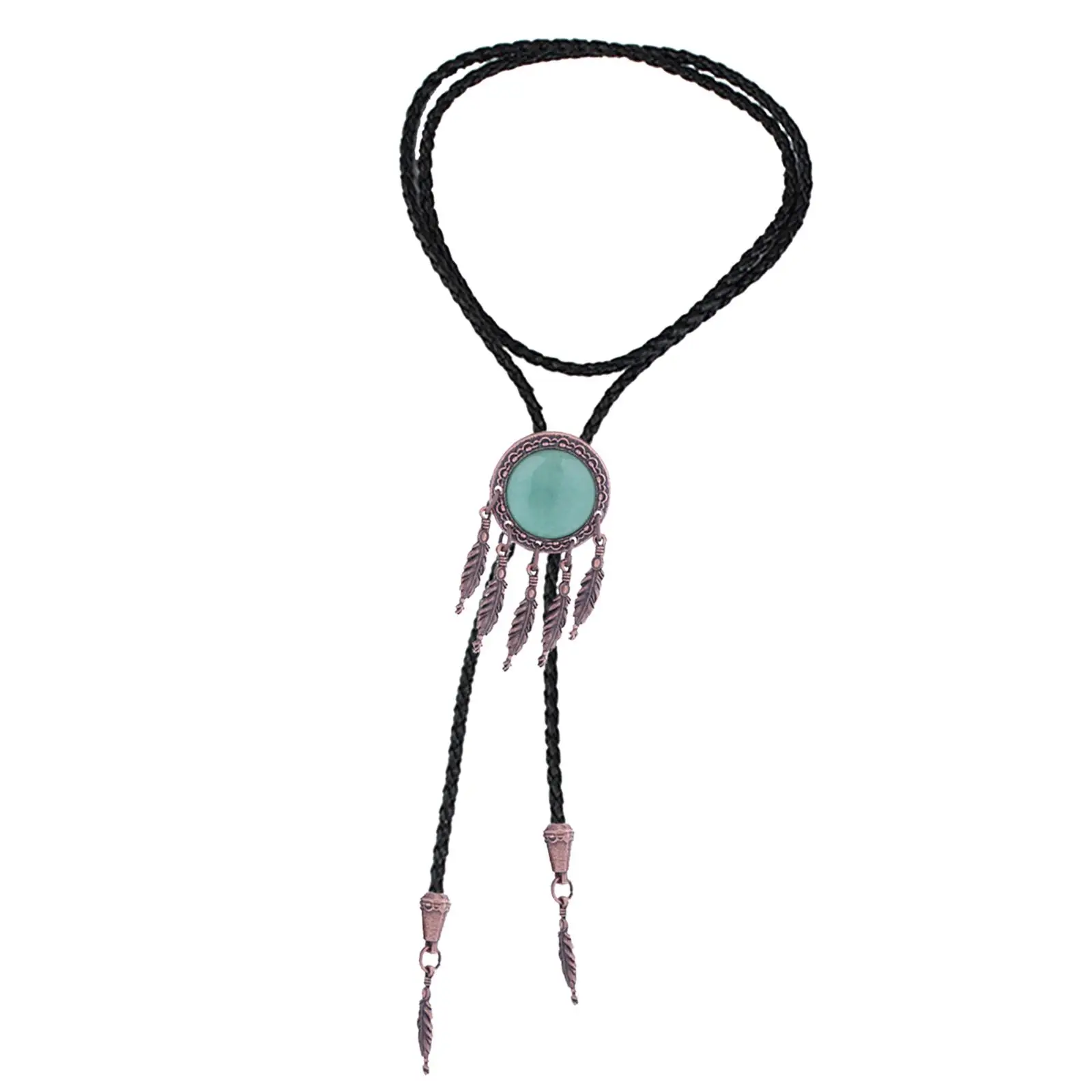 PU Leather Bolo Tie Costume Costume Accessories Cowboy Adjustable for Women
