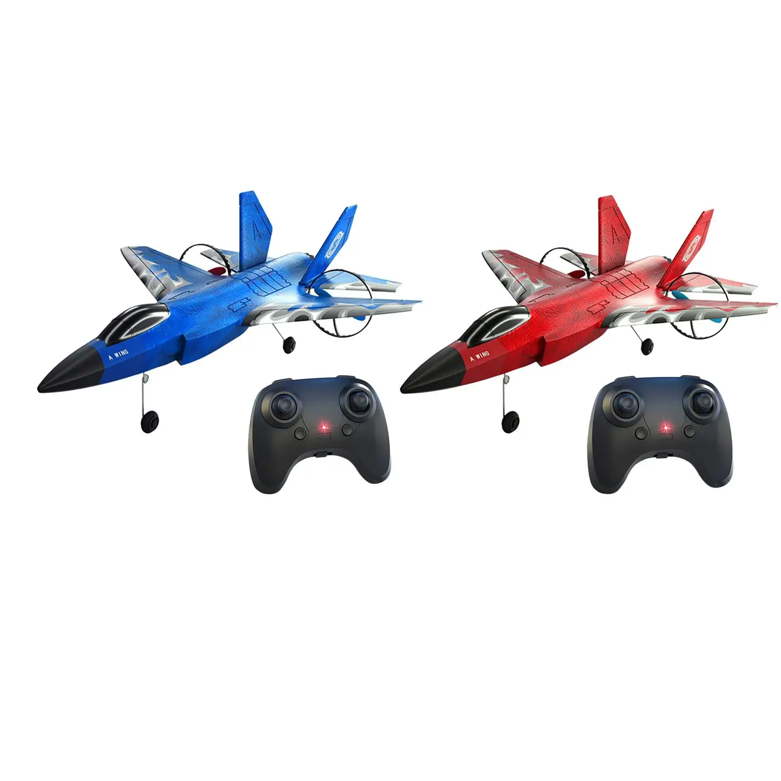 Remote Control Jet Airplane Lightweight Easy to Control Foam RC Airplane RC Glider RC Plane for Kids Beginner Adults Boys Girls