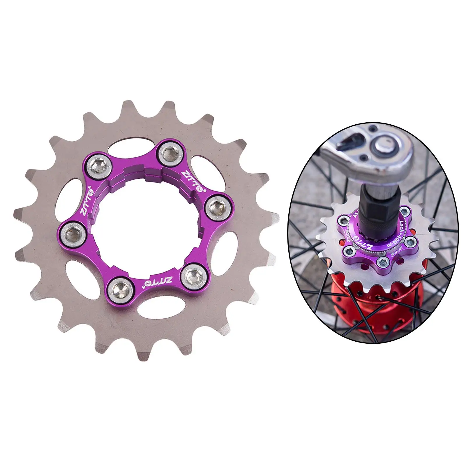 Single  Cassette Single Cog 1  Gear 17T 18T 19T 20T 22T 23T Freewheel Cassette Sprocket Parts set