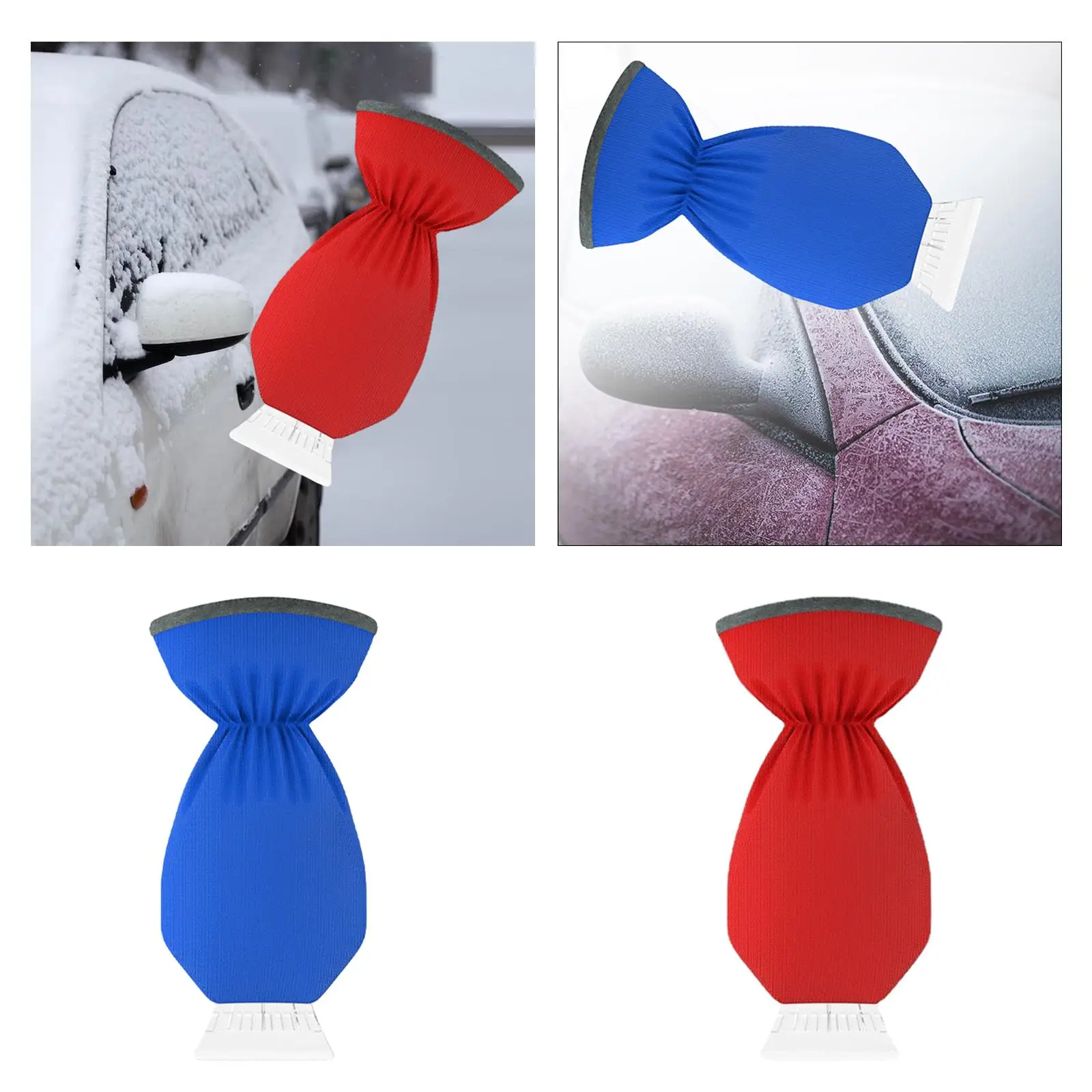 Ice Scraper Auto Window Glove Cleaning Snow Shovel for Automobile Vehicle Window Windshield Car Snow Removal Supplies premium