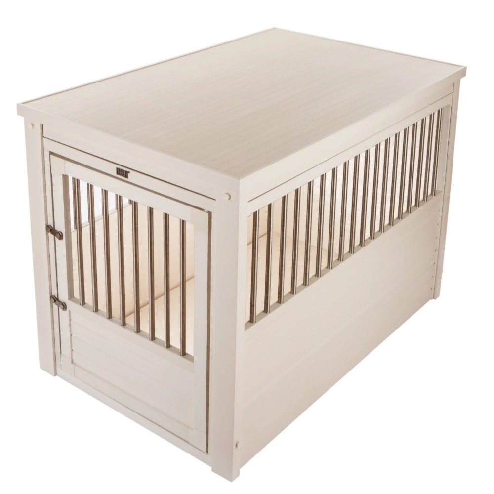 Title 8, Dog Crate End Table - Antique White Large Free ...