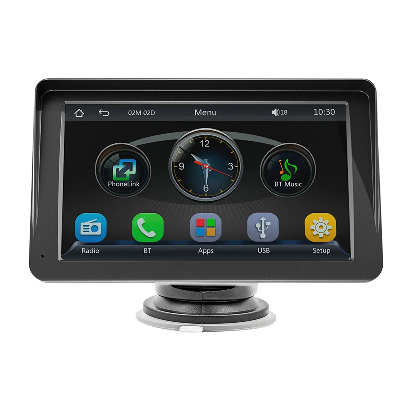 Car Stereo Wireless Touch Screen with Screen Mirroring FM Transmitter Auto Automatic Multimedia Player for Most Car Models