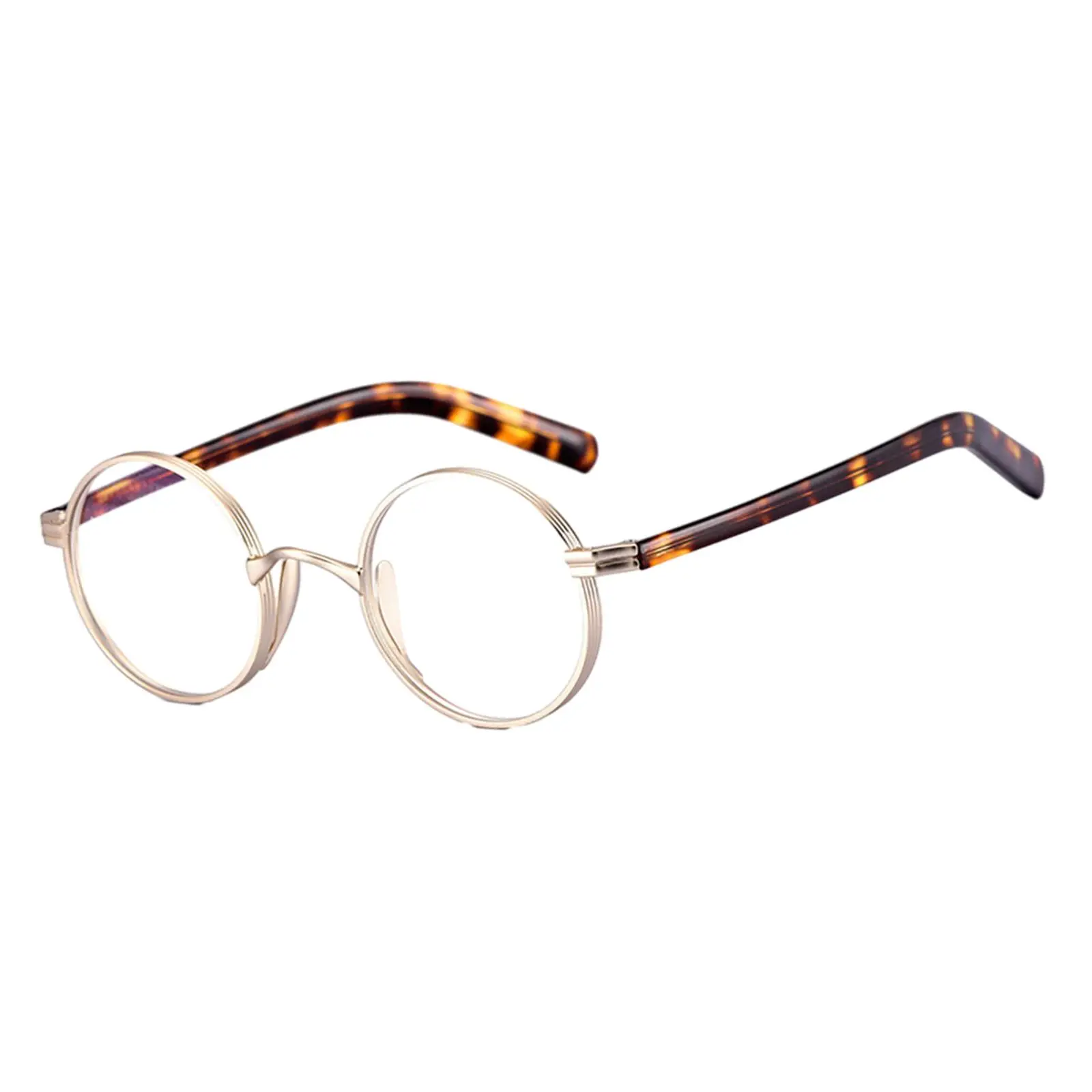 Glasses Frames Ultralight for Women Men Retro Round Full Rim Oval Oversized Eyeglasses Frames Titanium Alloy Eyeglass Frame