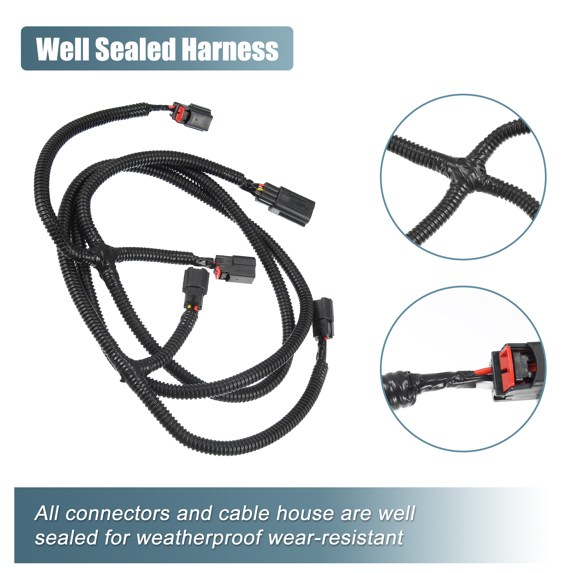 Uxcell Einparkhilfe Hinten Kabelbaum 68031820AA für RAM 1500 09-20 2500 3500 10-18 – Detail 4