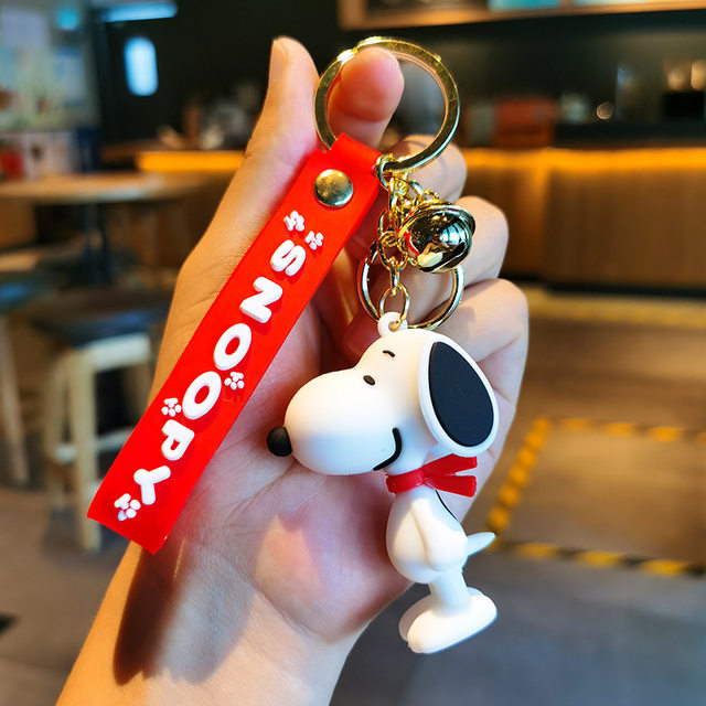 Snoopy Keychain Schoolbag Charm Silicone Bag Pendant Exquisite Kawaii  Silicone Wallet Charm Anti-loss Ornament Cute Girls Gift - AliExpress